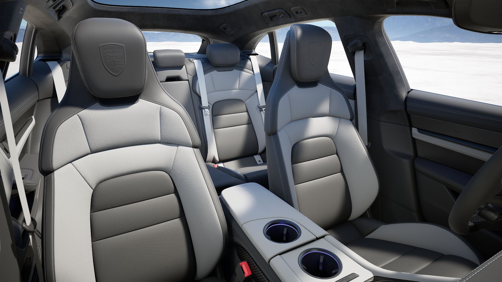 Taycan 4S Sport Turismo Pohľad do interiéru