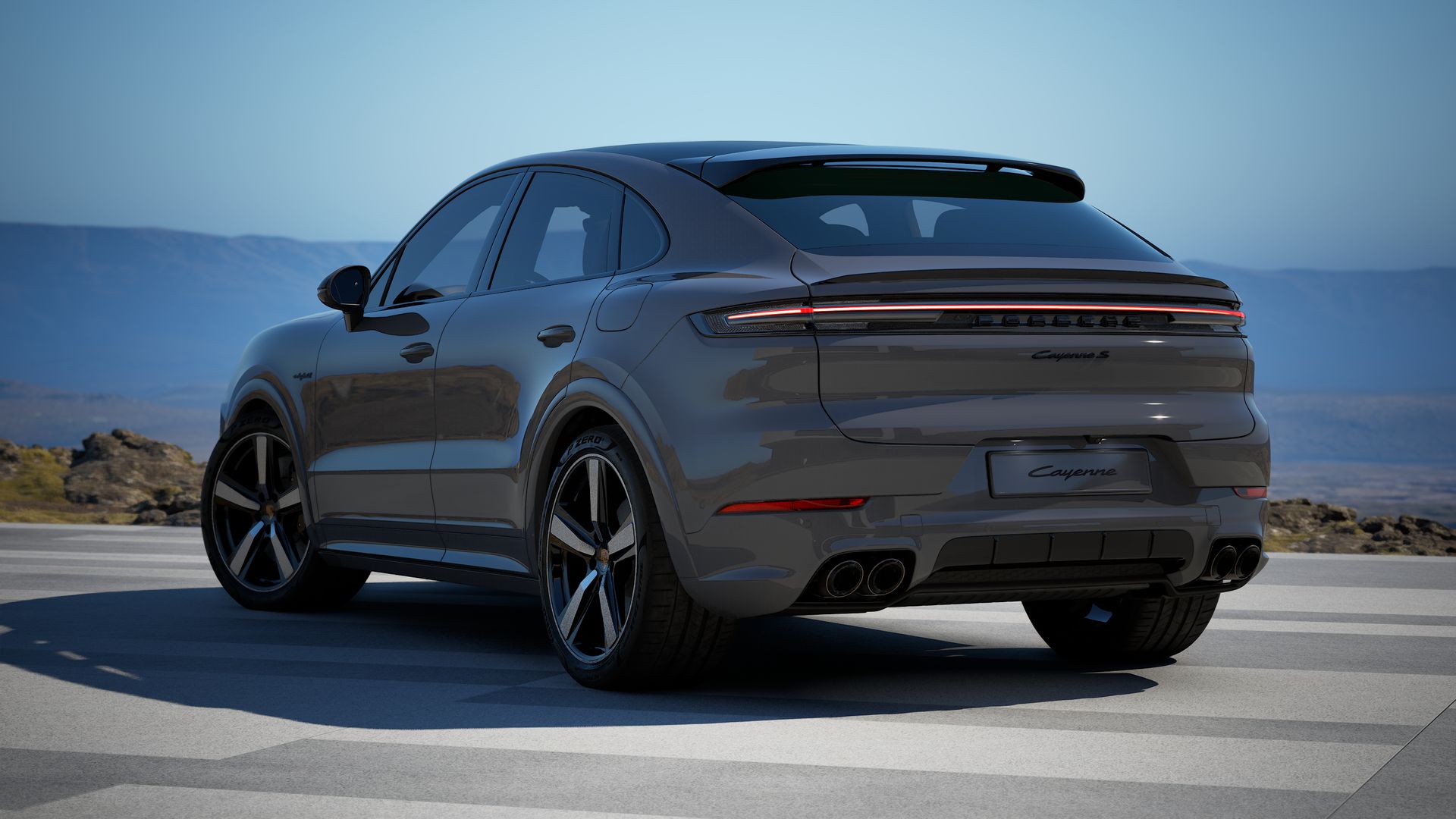 Cayenne S E-Hybrid Coupé vista posterior