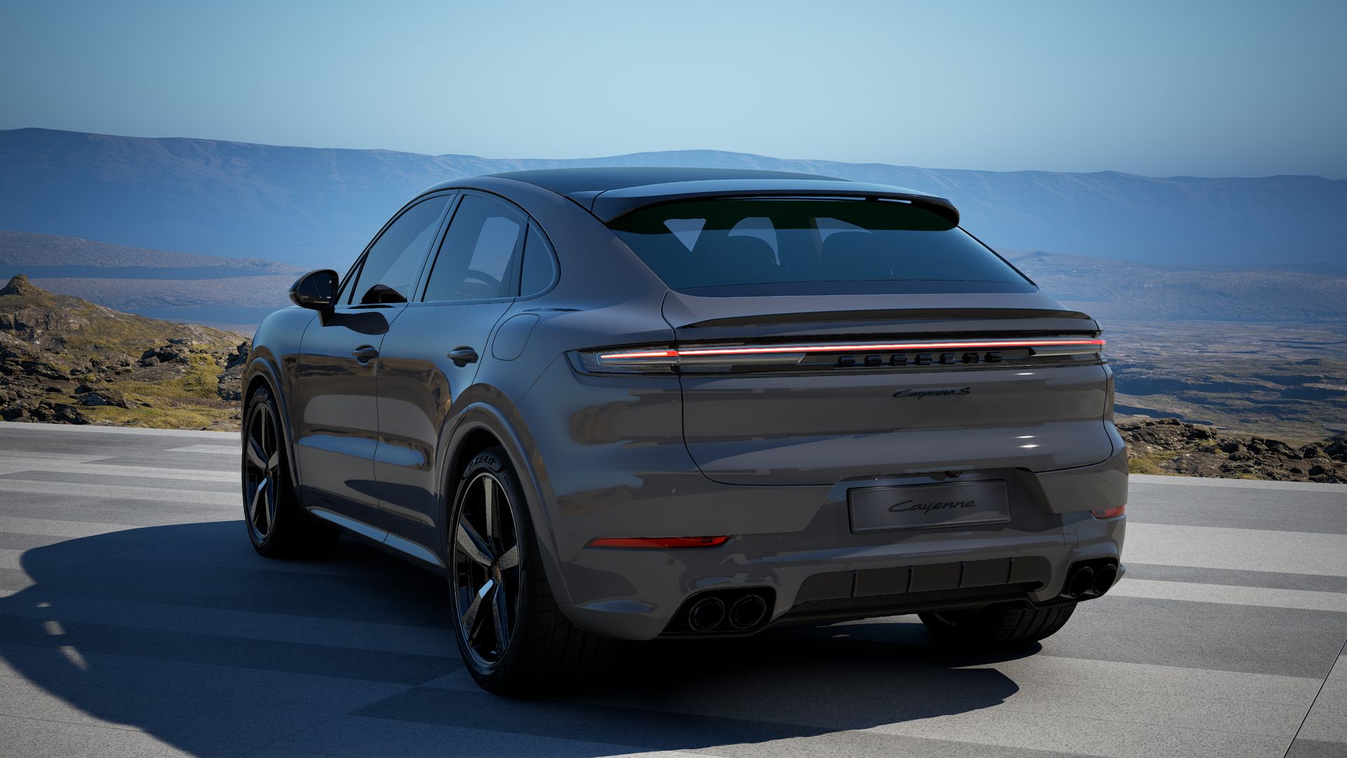 Cayenne S E-Hybrid Coupé vista posterior