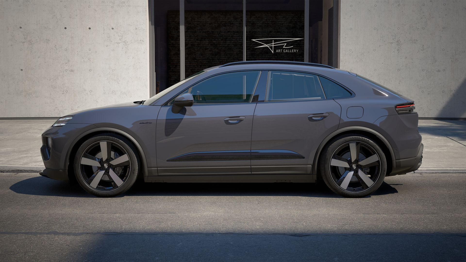 Macan 4 Electric vista lateral
