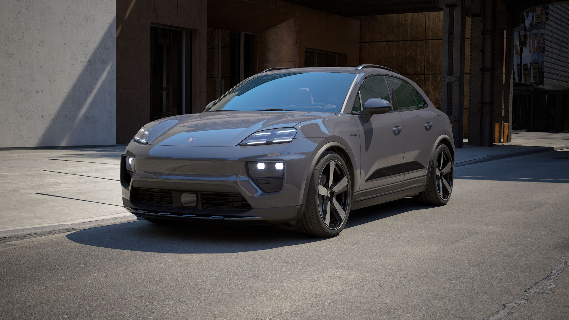 Macan 4 Electric vista frontal