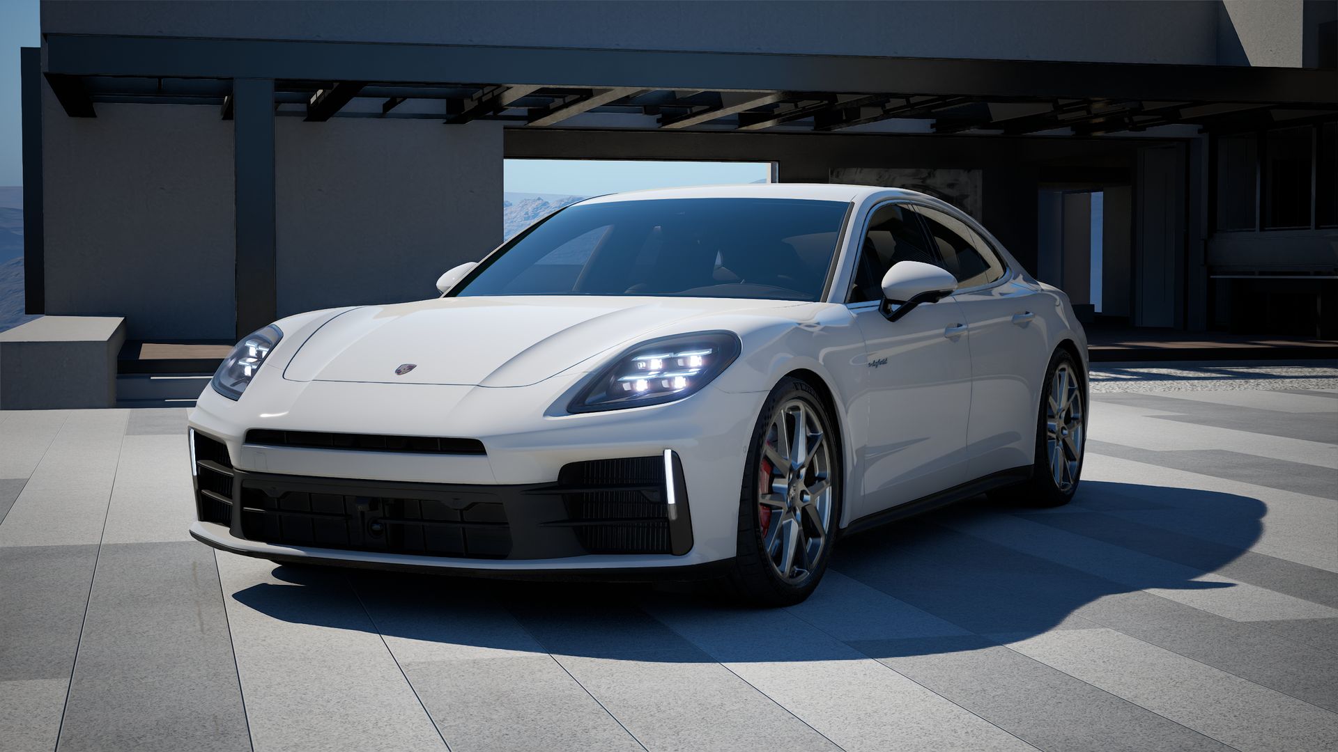 Panamera 4S E-Hybrid front view