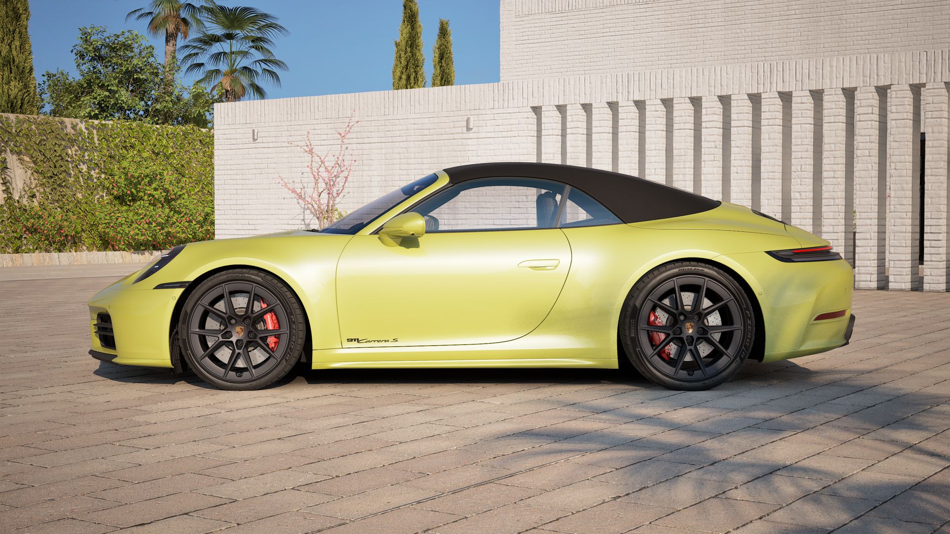 911 Carrera S Cabriolet vue latérale