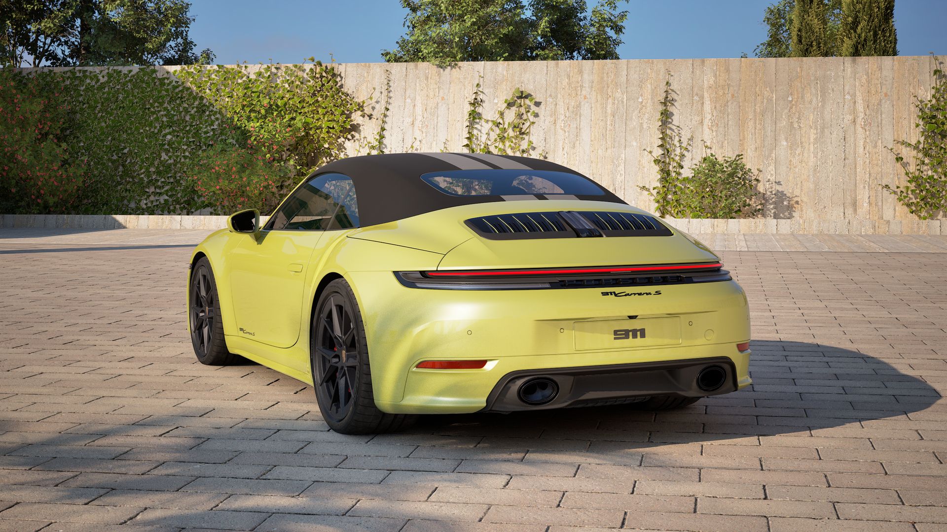 911 Carrera S Cabriolet vue arrière