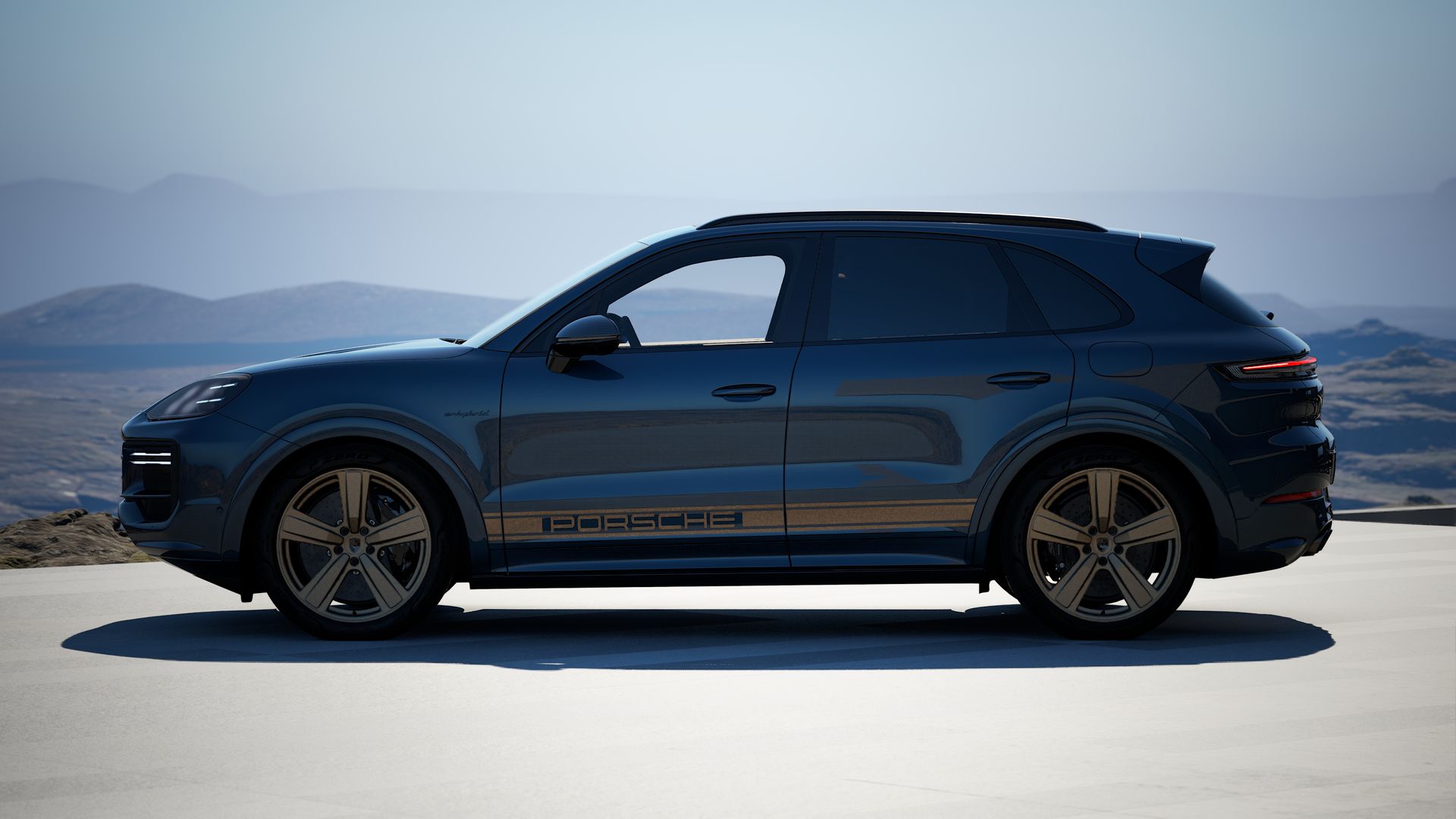 Cayenne Turbo E-Hybrid vue latérale