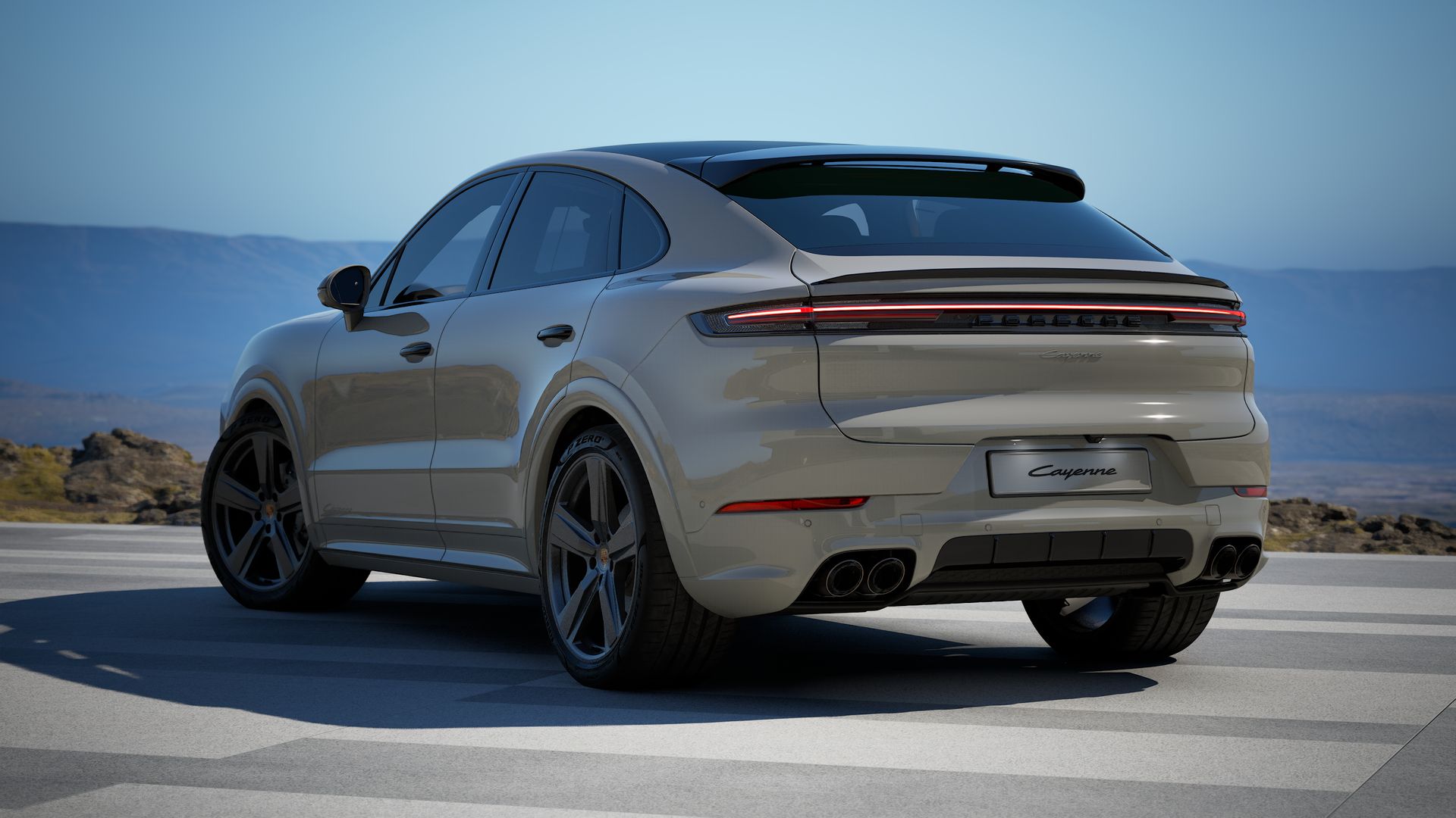 Cayenne Coupé vue arrière