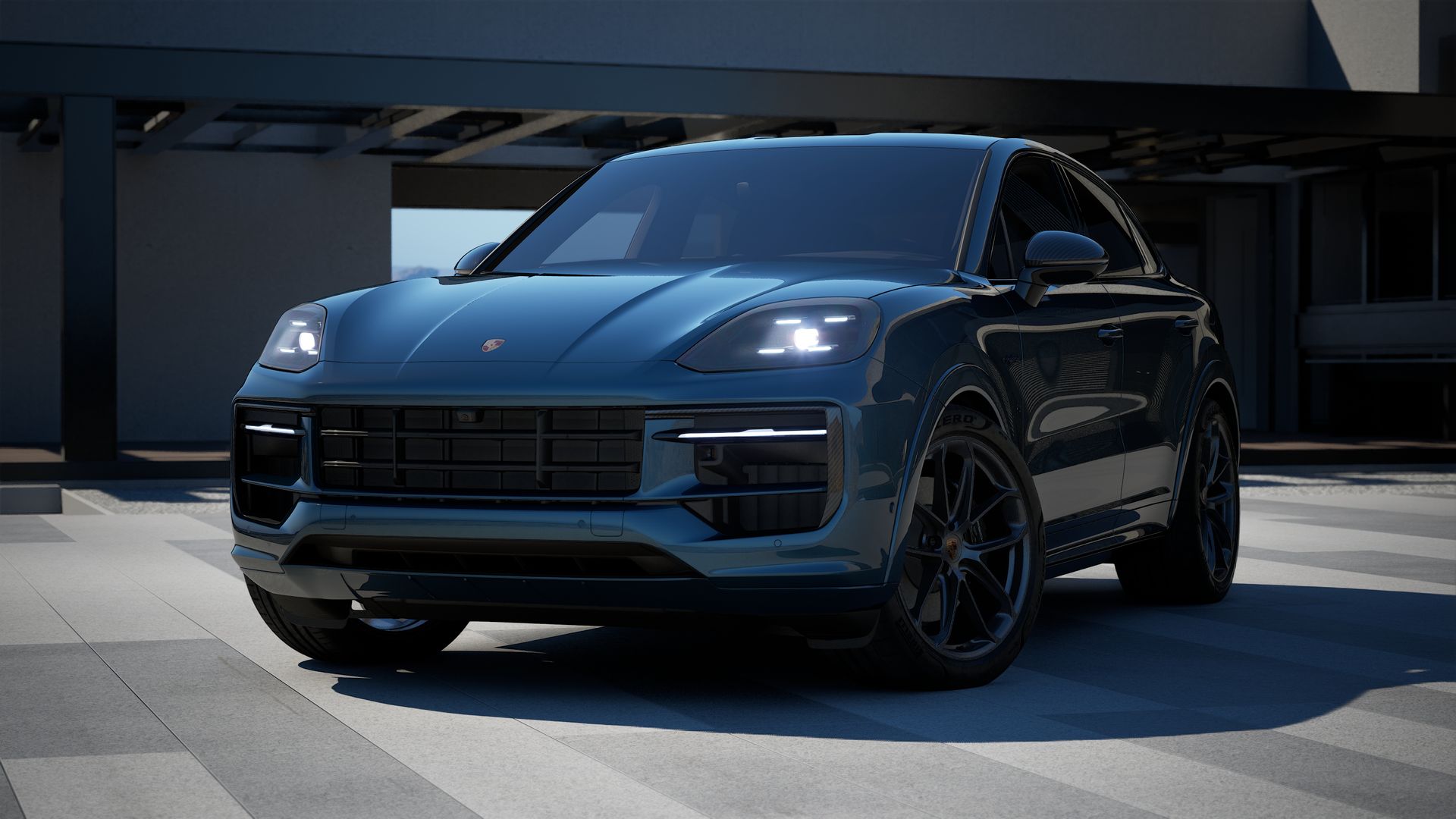 Cayenne E-Hybrid Coupé vue de face
