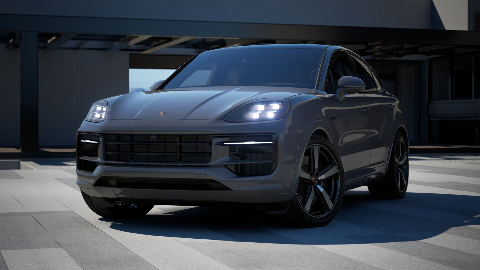 Cayenne S E-Hybrid Coupé vue de face