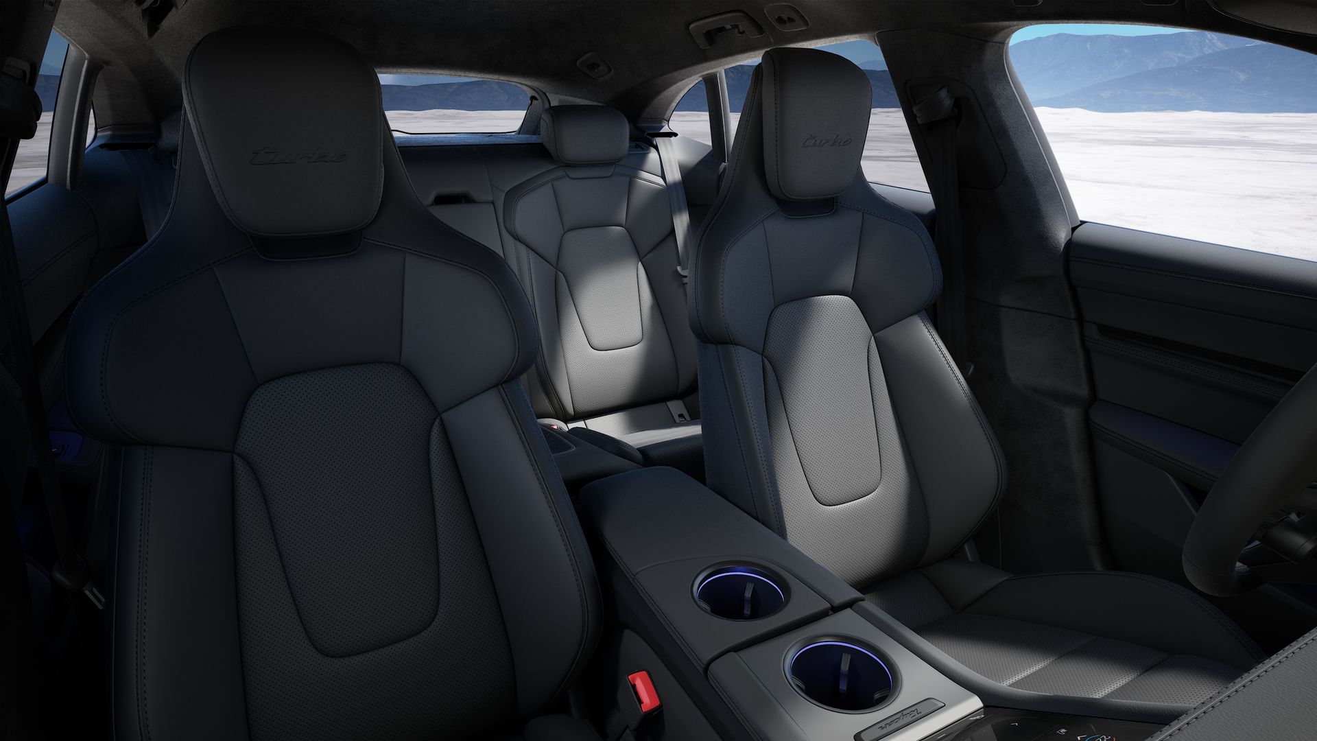 Taycan Turbo Cross Turismo vue intérieure