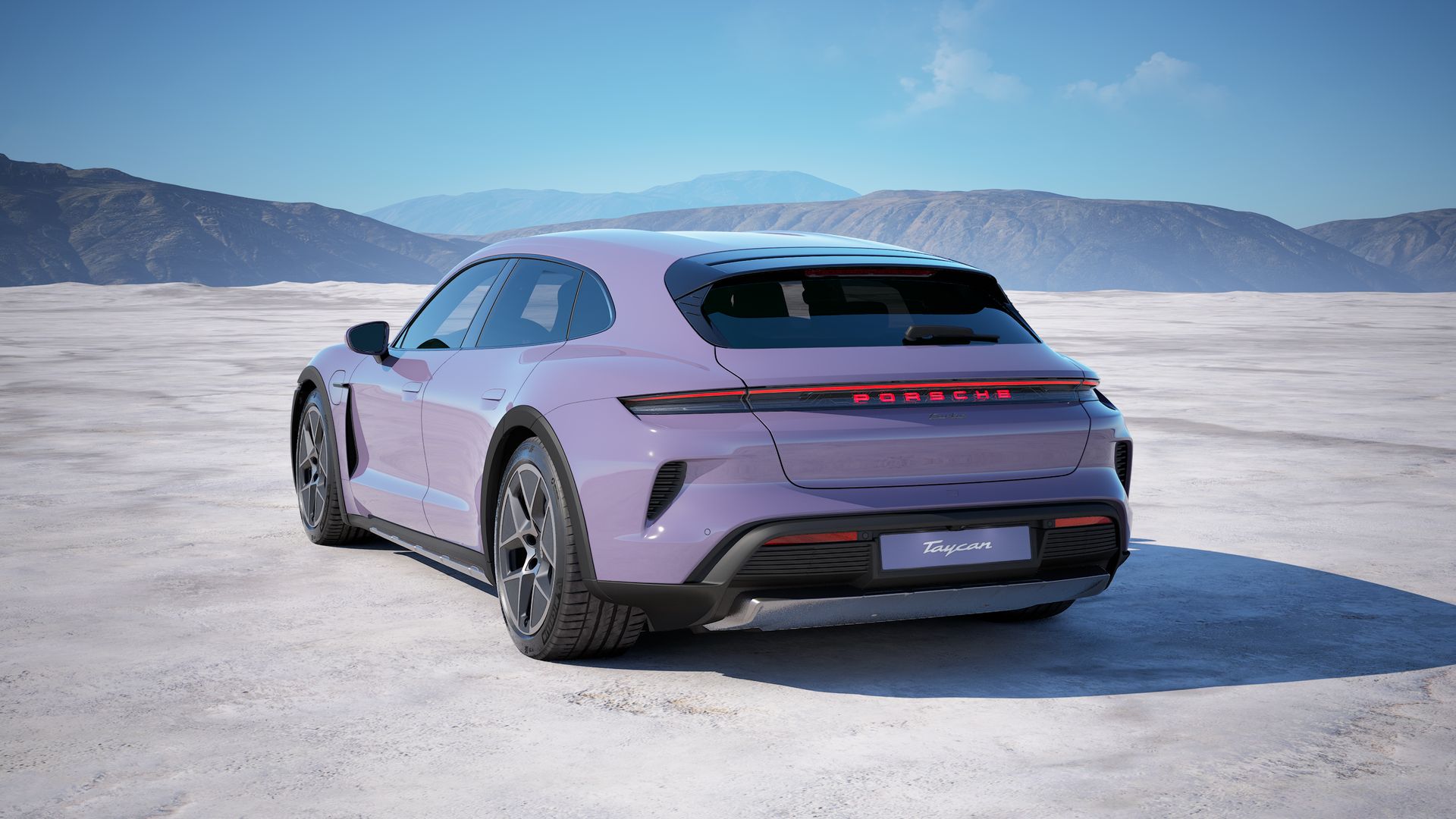 Taycan Turbo Cross Turismo vue arrière