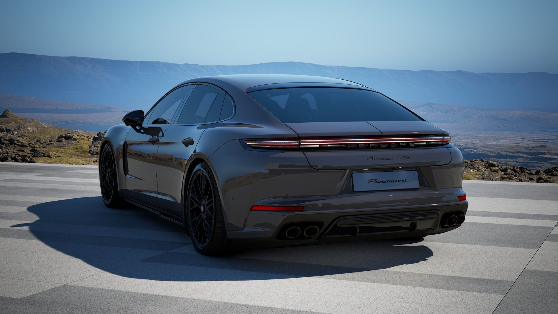 Panamera GTS vue arrière