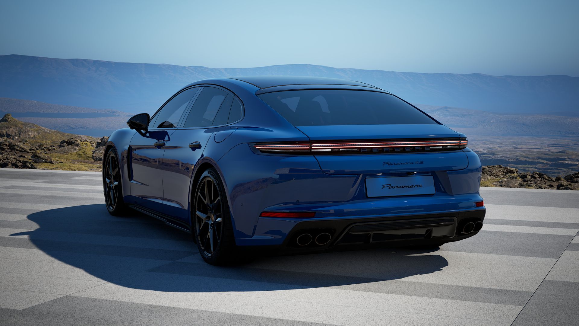 Panamera 4S E-Hybrid vue arrière