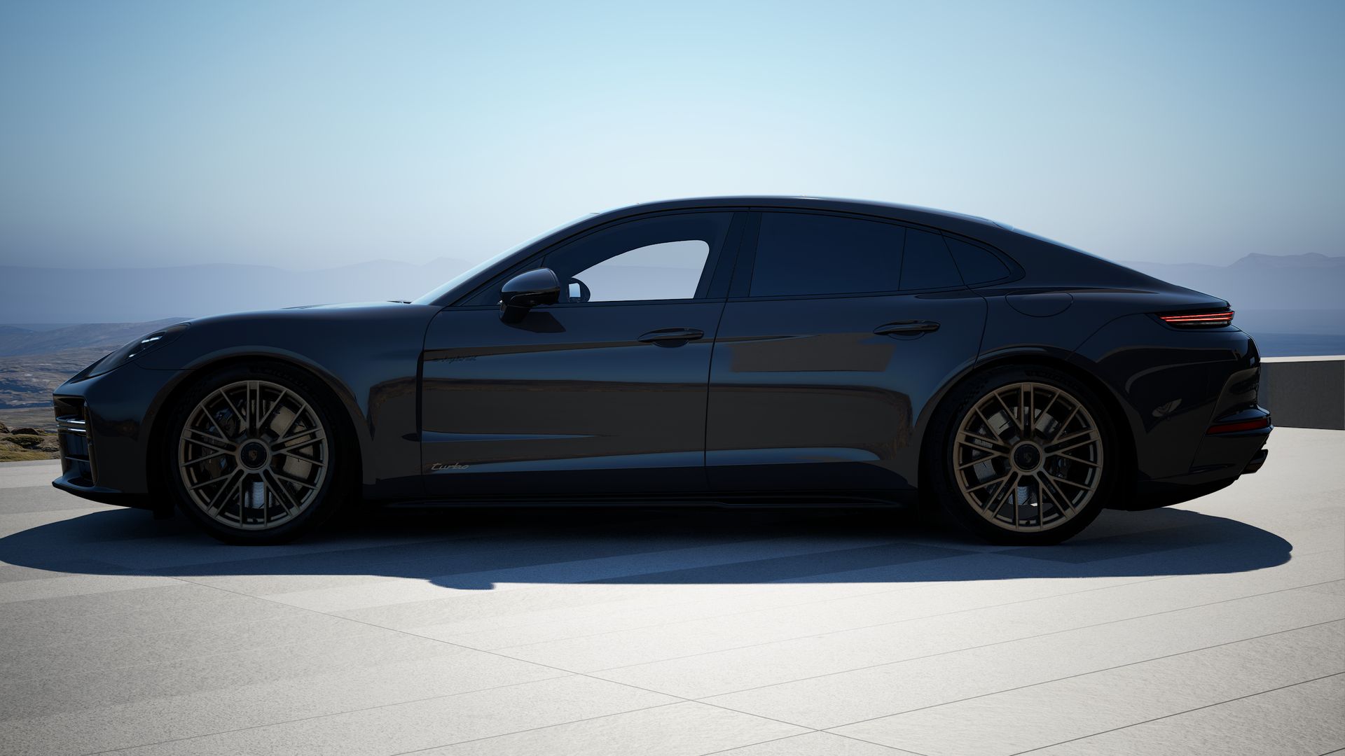 Panamera Turbo E-Hybrid vue latérale