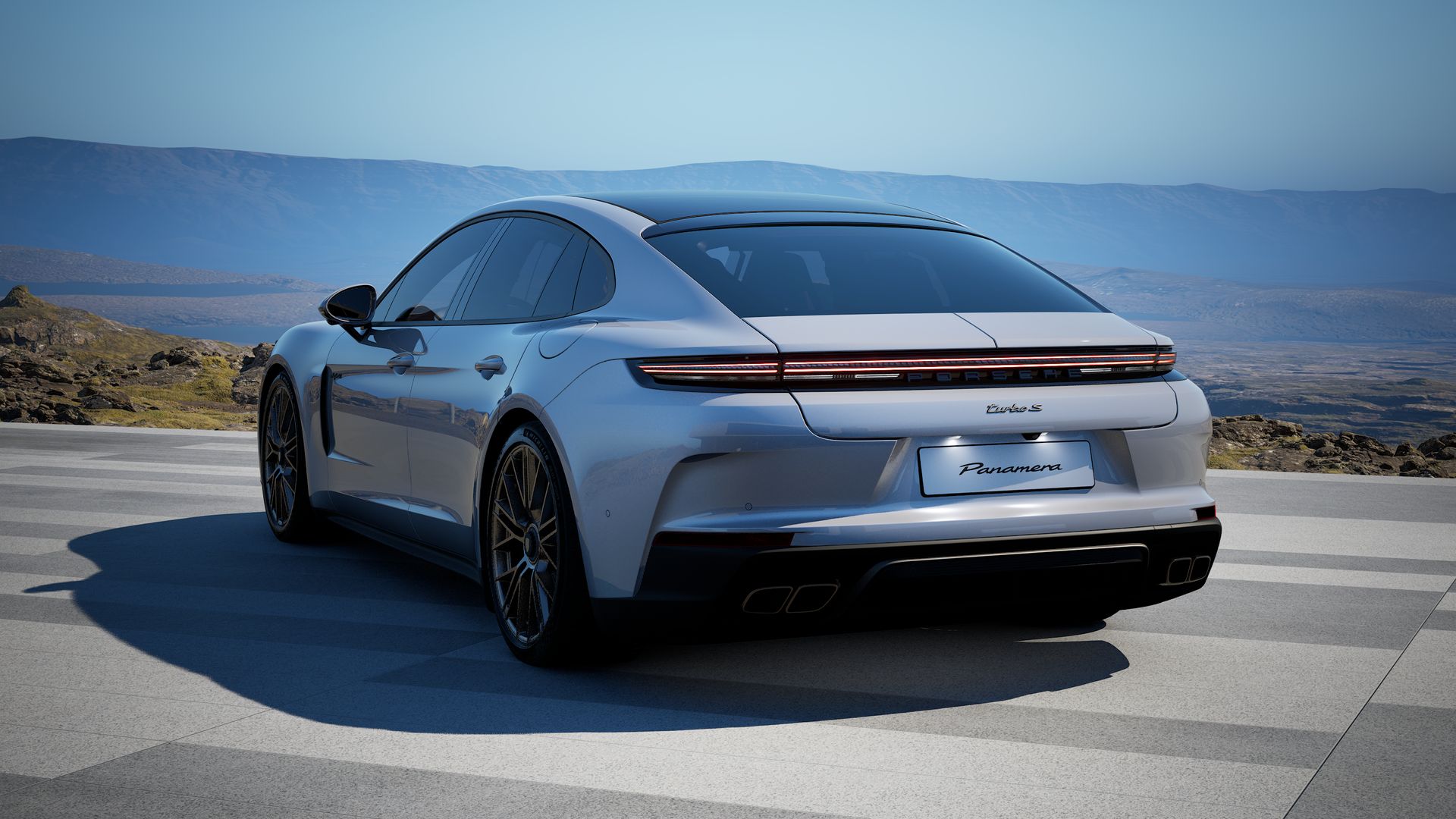 Panamera Turbo S E-Hybrid vue arrière