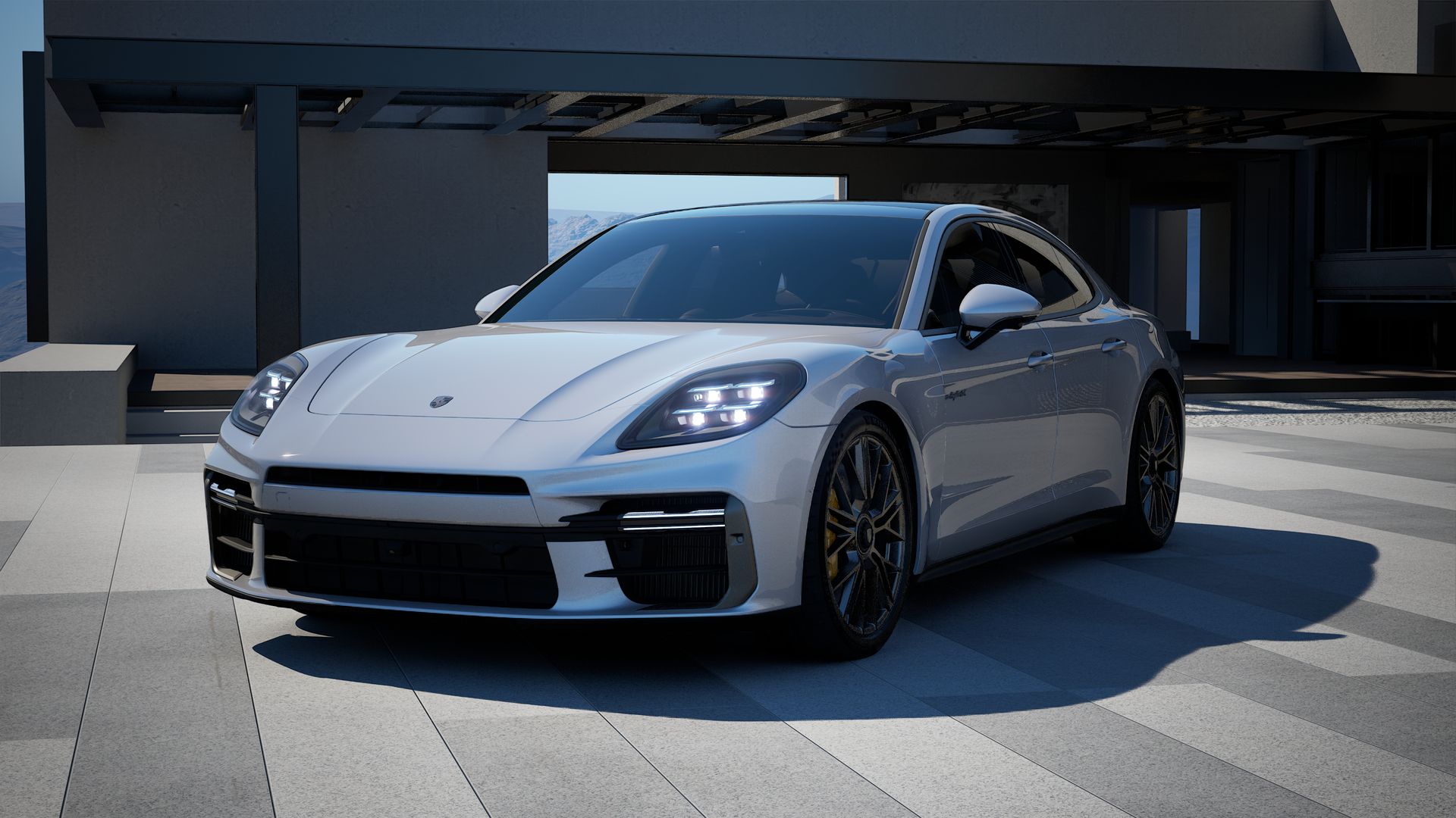 Panamera Turbo S E-Hybrid vue de face