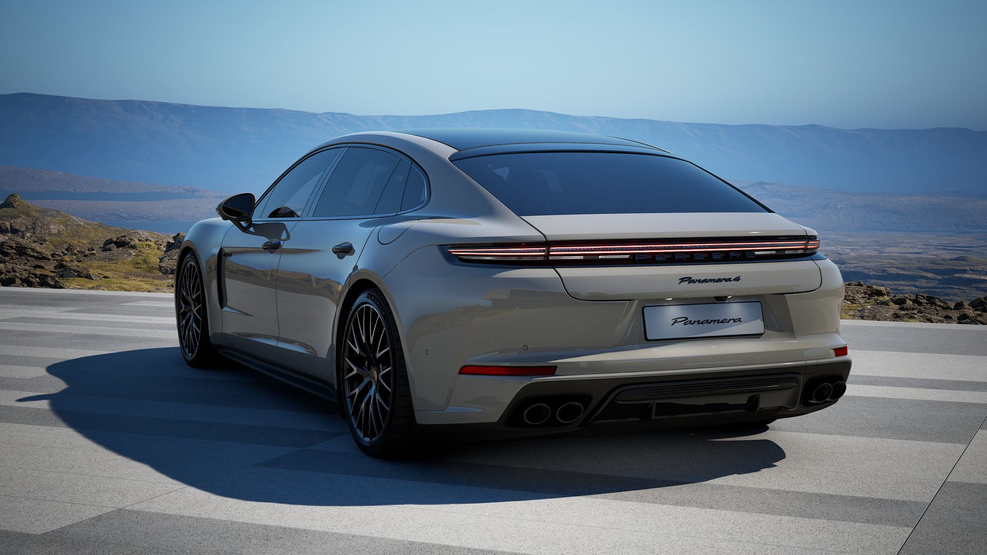 Panamera 4 E-Hybrid Executive vue arrière