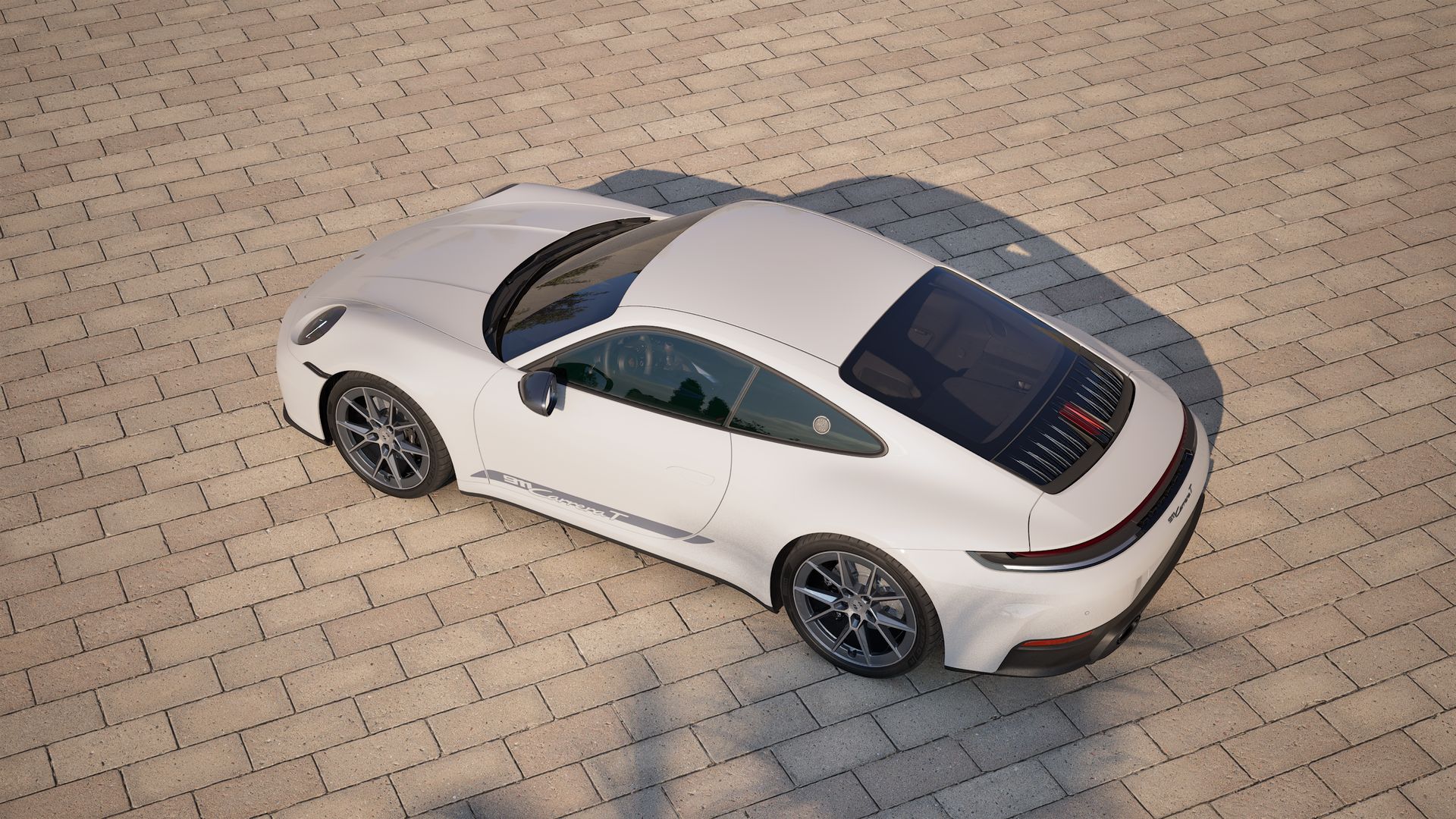 Exterior view of 911 Carrera T seen from above