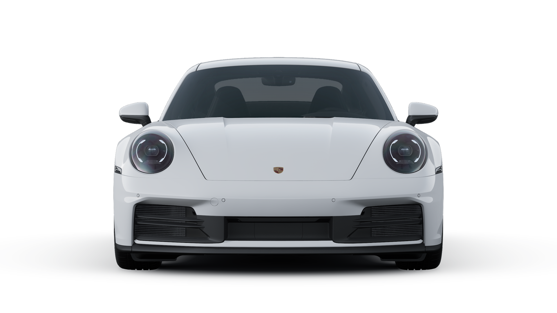 Exterior view of 911 Carrera showing the front of the car