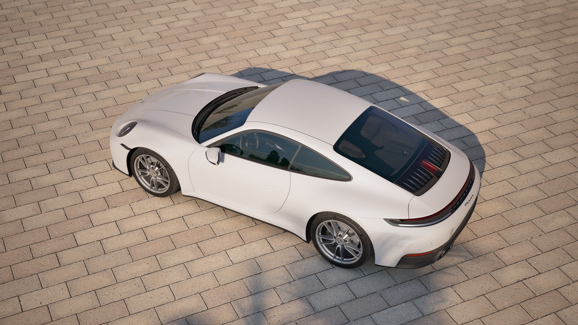 Exterior view of 911 Carrera seen from above