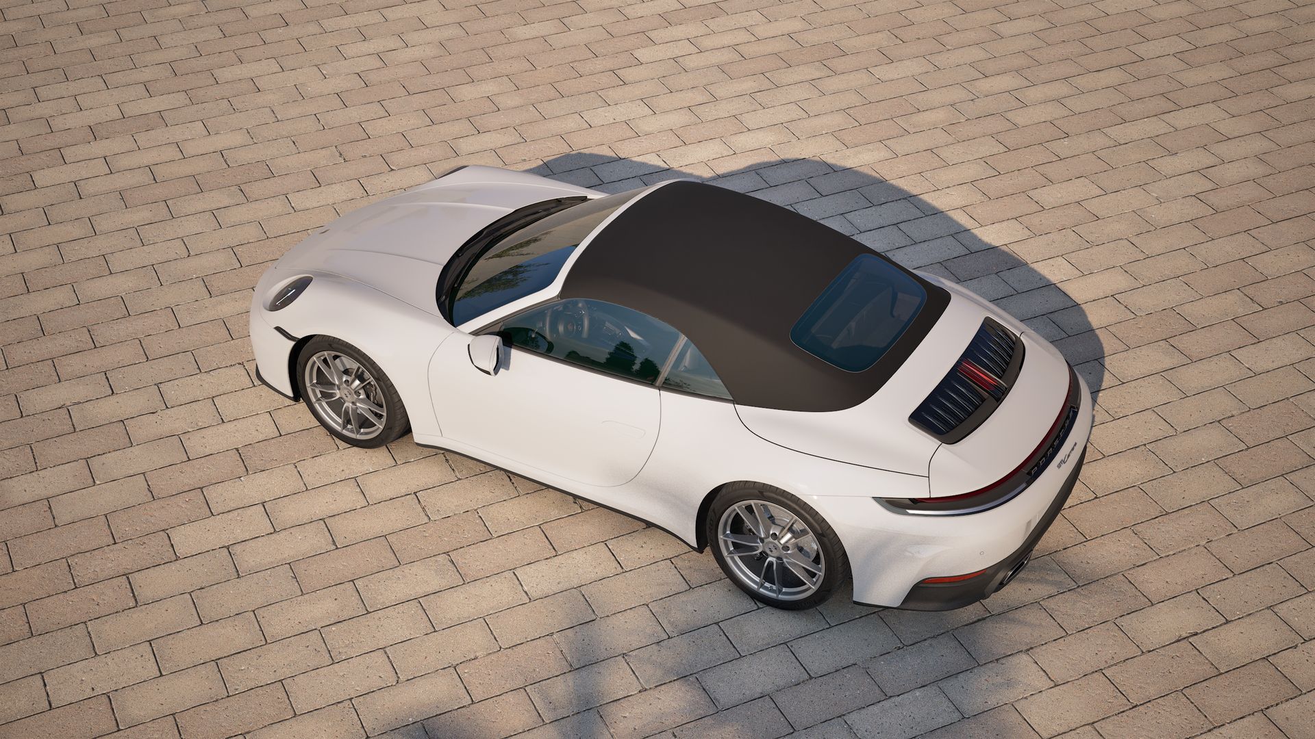 Exterior view of 911 Carrera Cabriolet seen from above