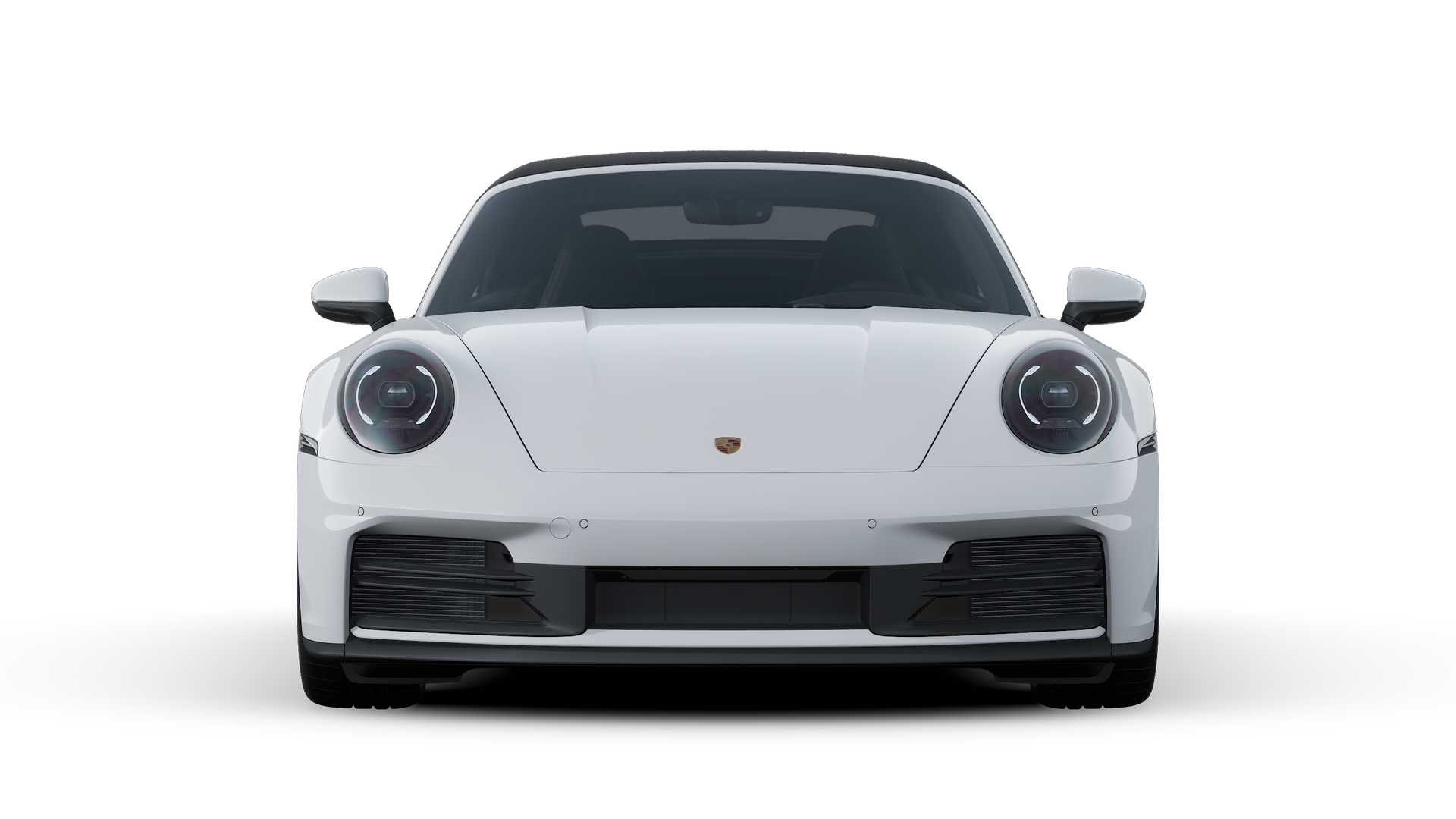 Exterior view of 911 Carrera S Cabriolet showing the front of the car