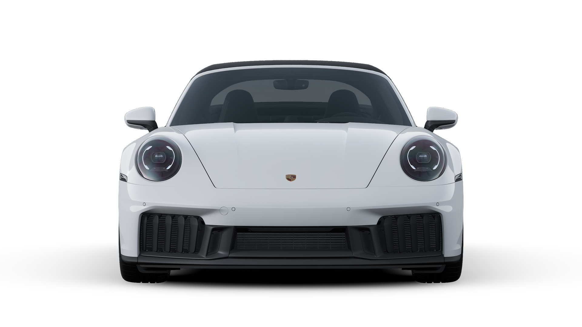 Exterior view of 911 Targa 4 GTS showing the front of the car