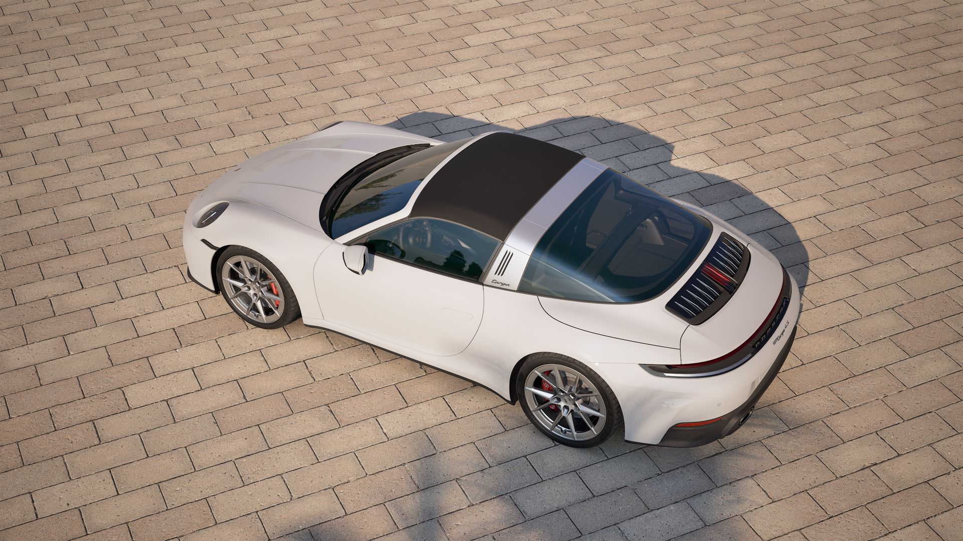 Exterior view of 911 Targa 4S seen from above