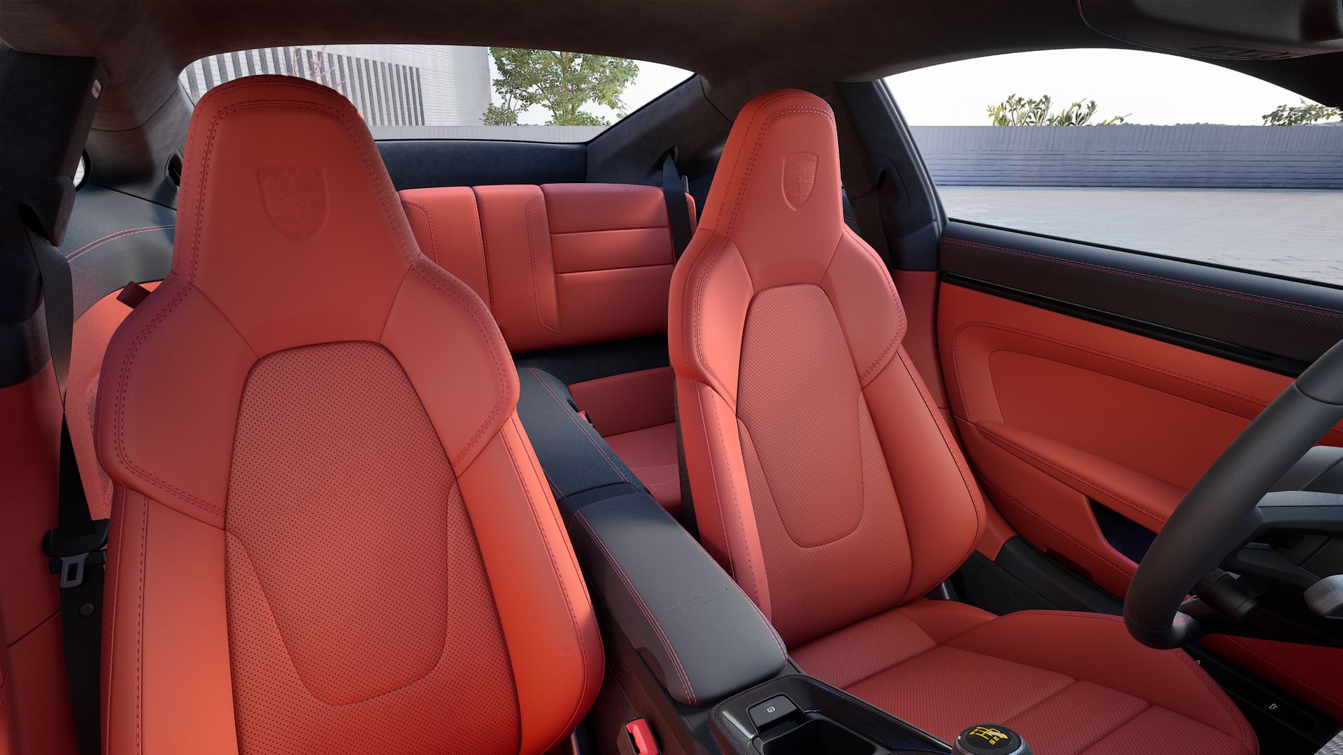 911 GT3 with Touring Package interior view