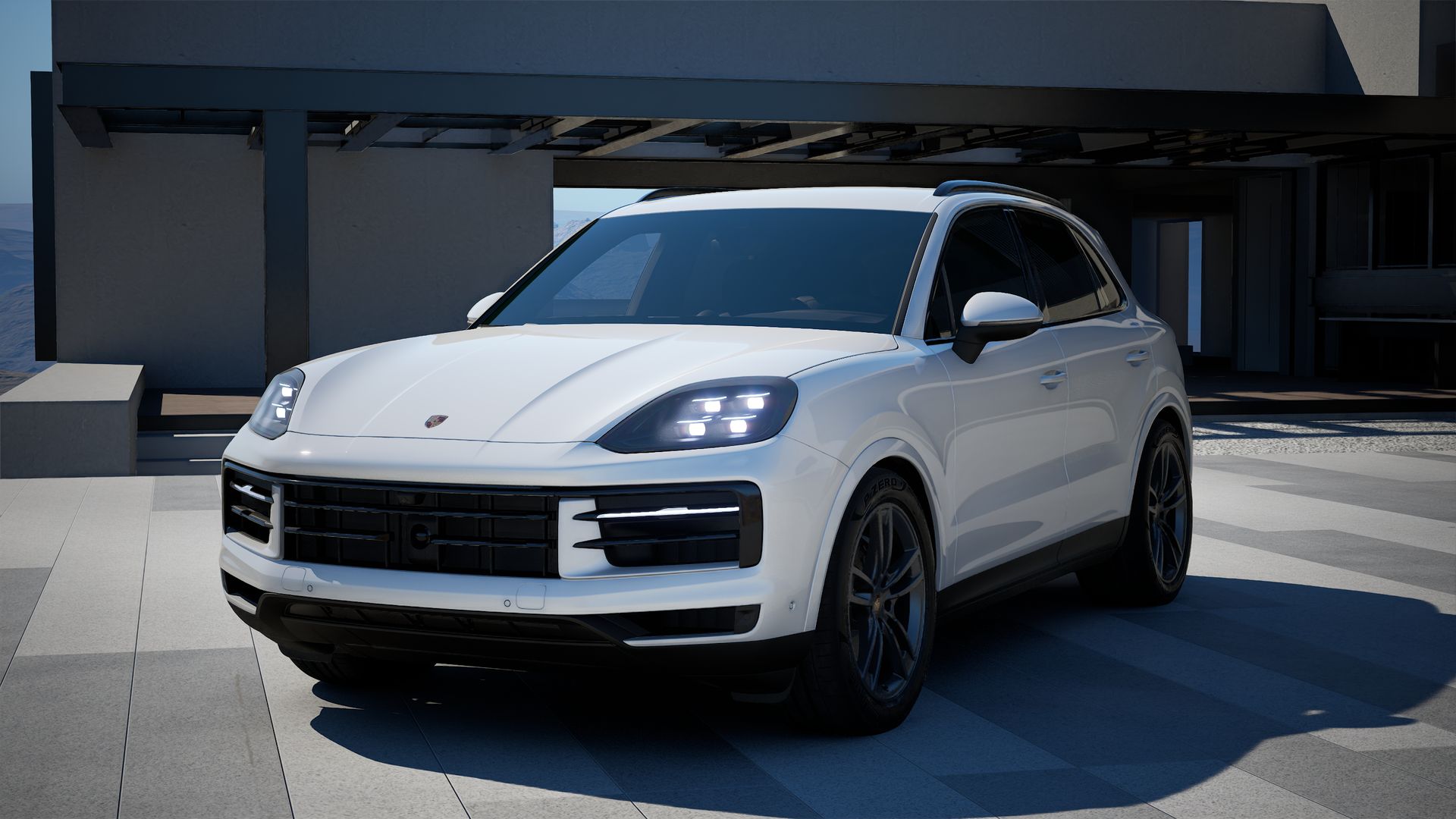 Cayenne front view