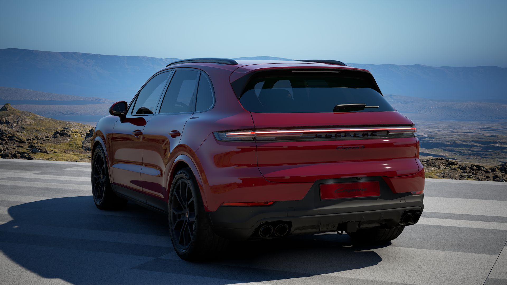 Cayenne S back view