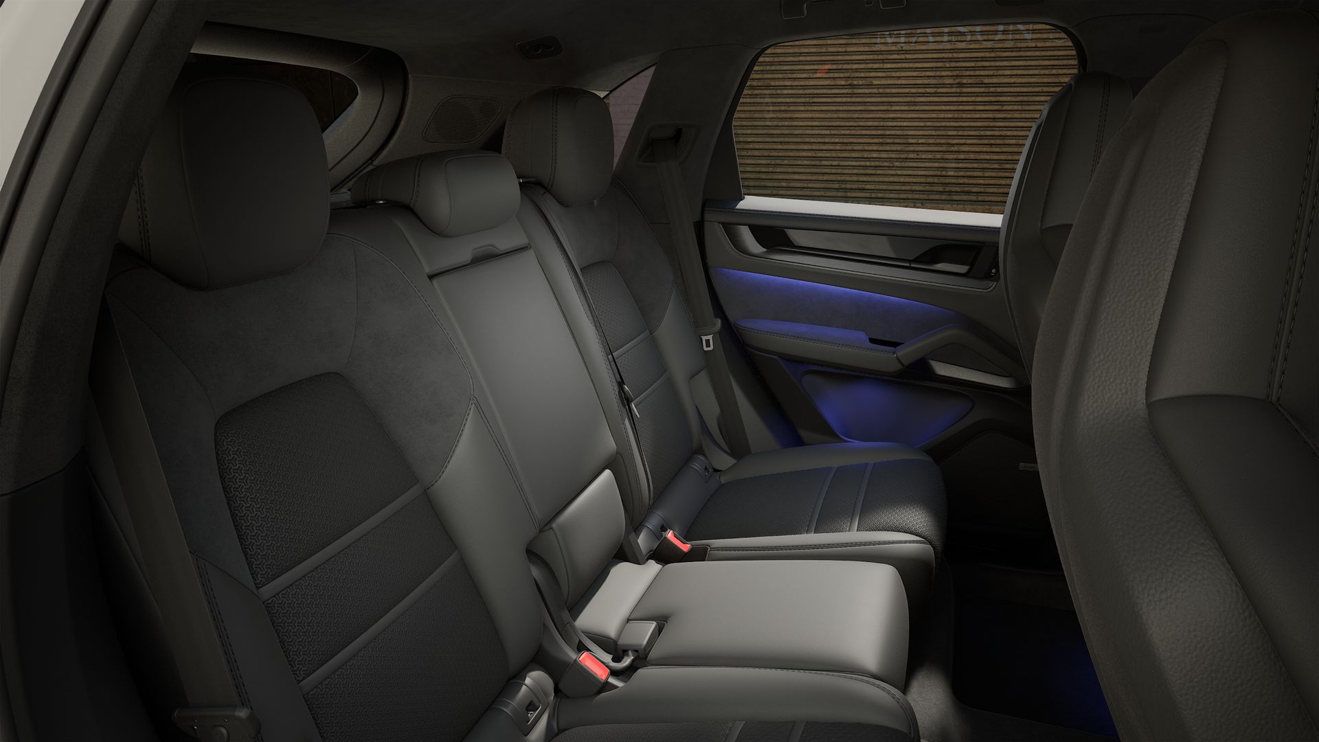 Interior view of Cayenne GTS