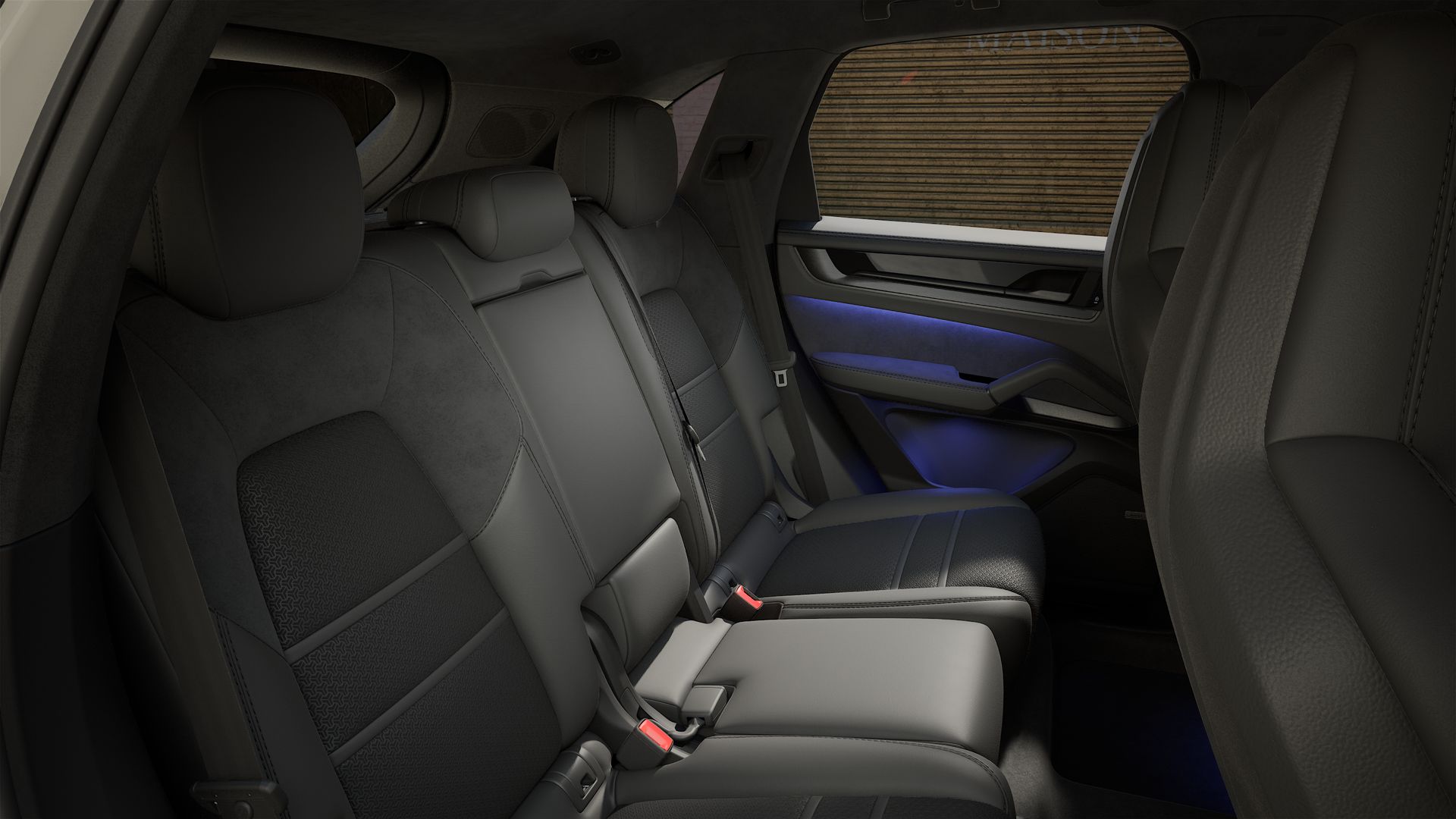 Interior view of Cayenne GTS