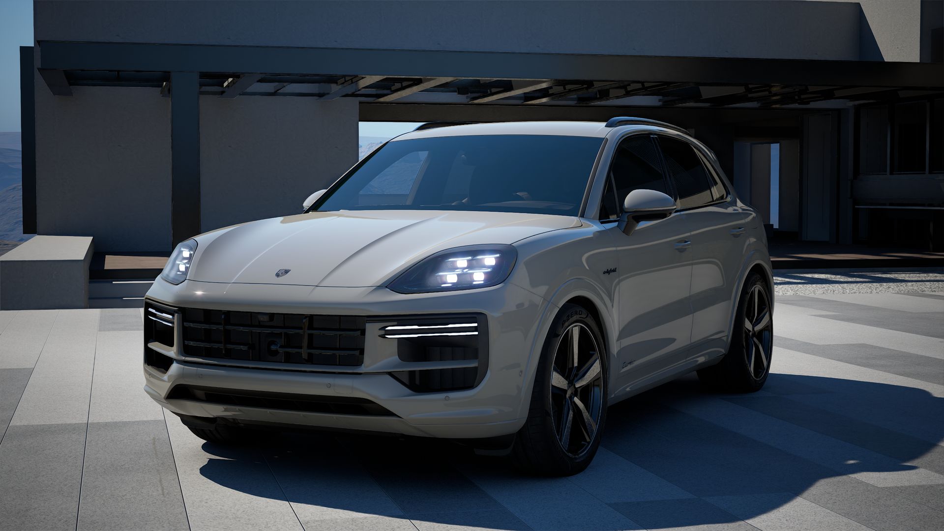Cayenne Turbo E-Hybrid front view