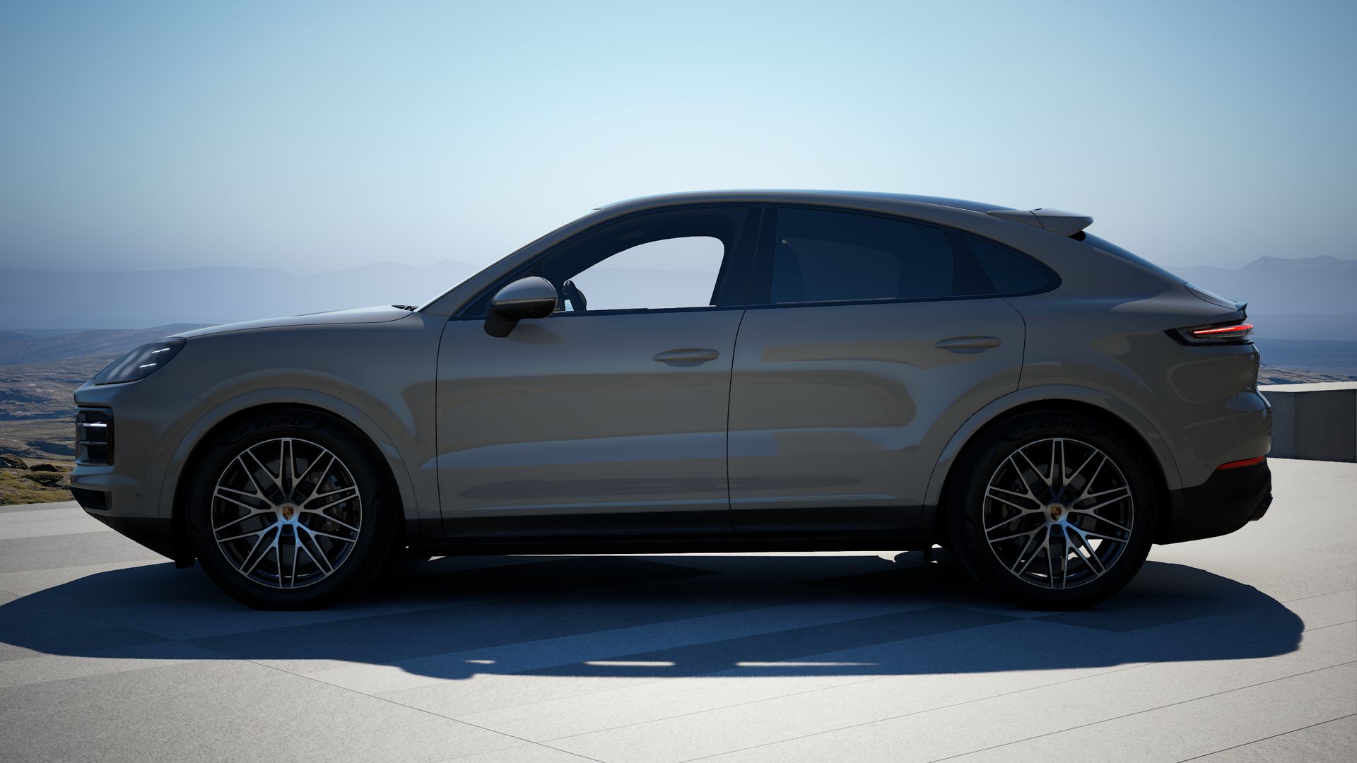Cayenne S Coupe side view