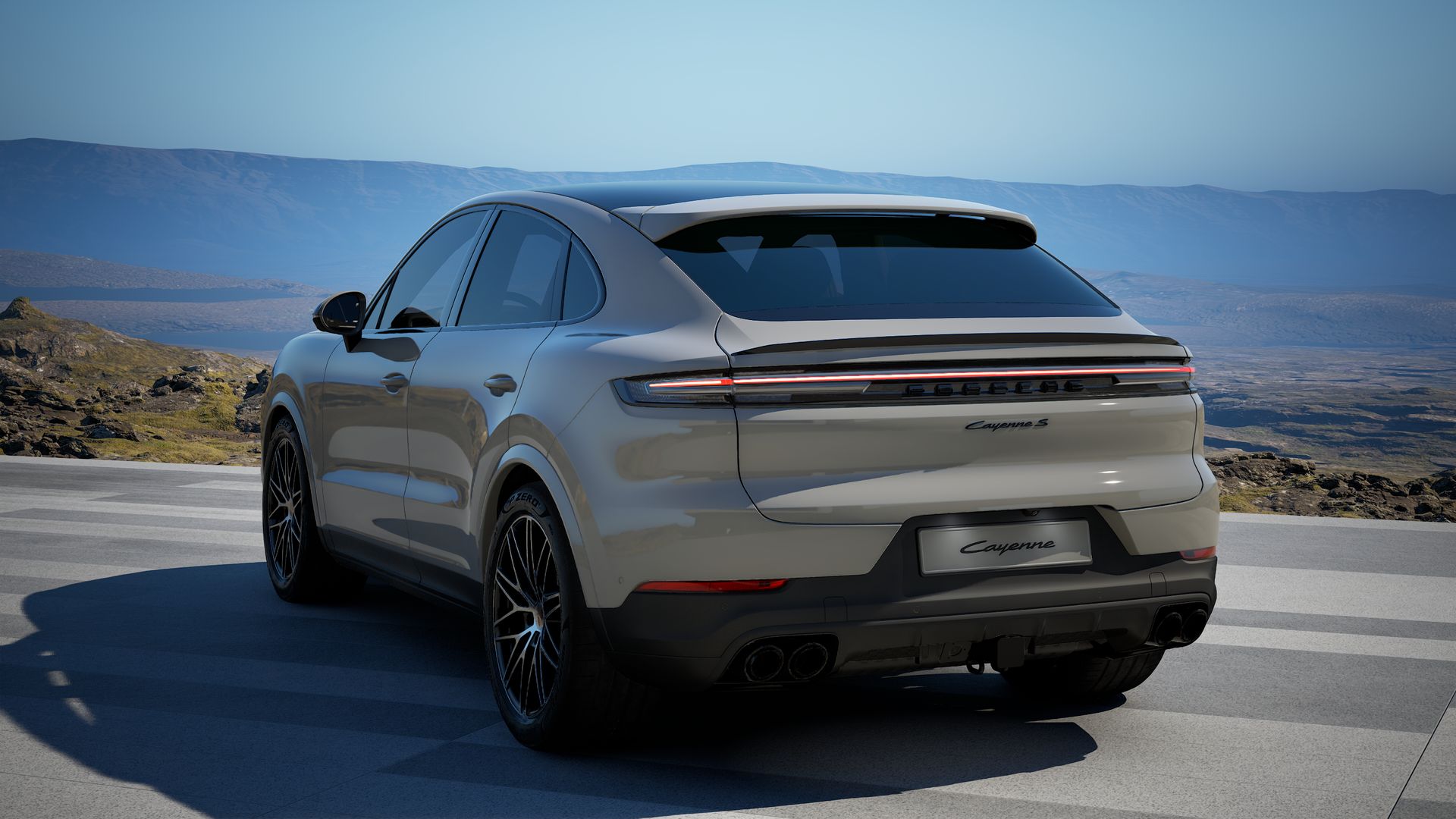Cayenne S Coupe back view