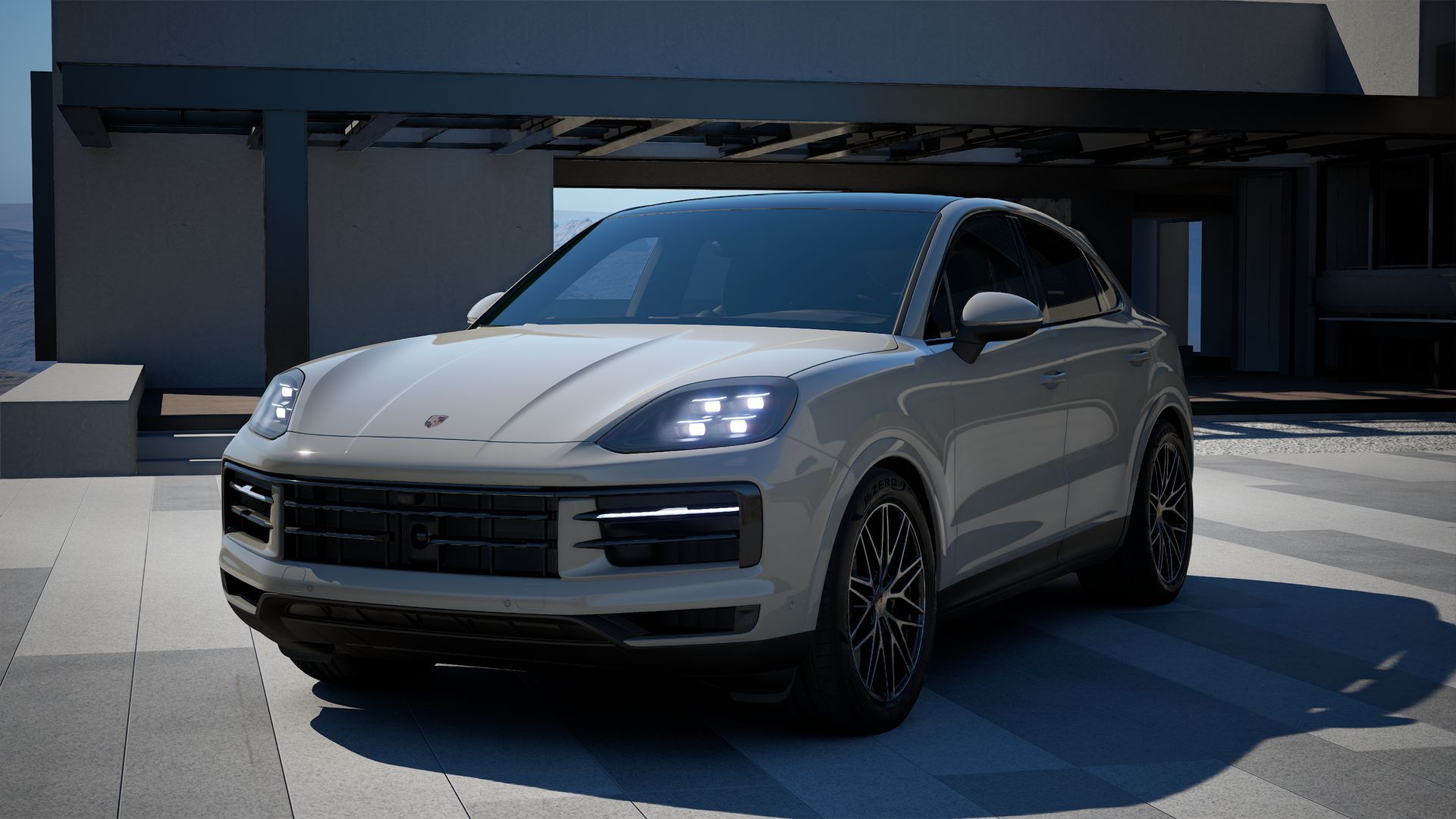 Cayenne S Coupe front view