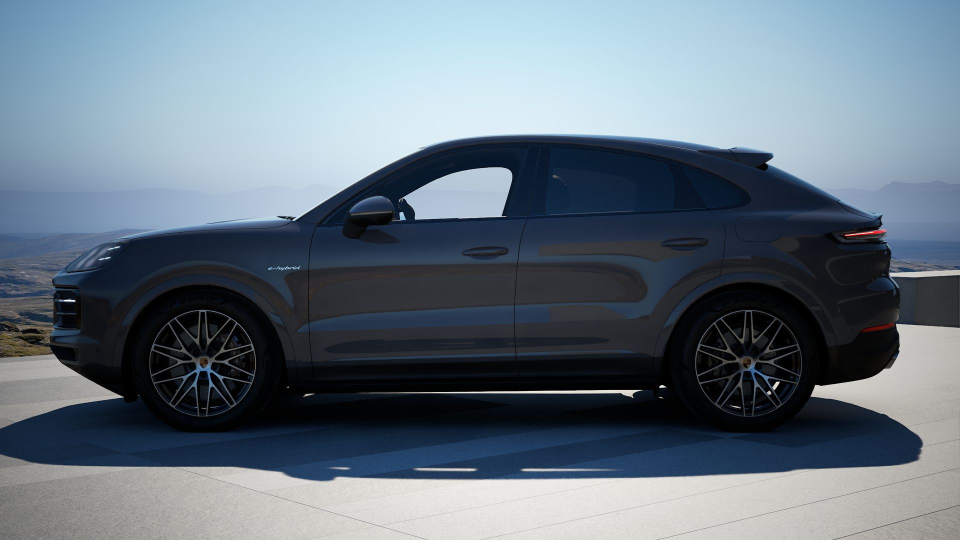 Cayenne S E-Hybrid Coupe side view