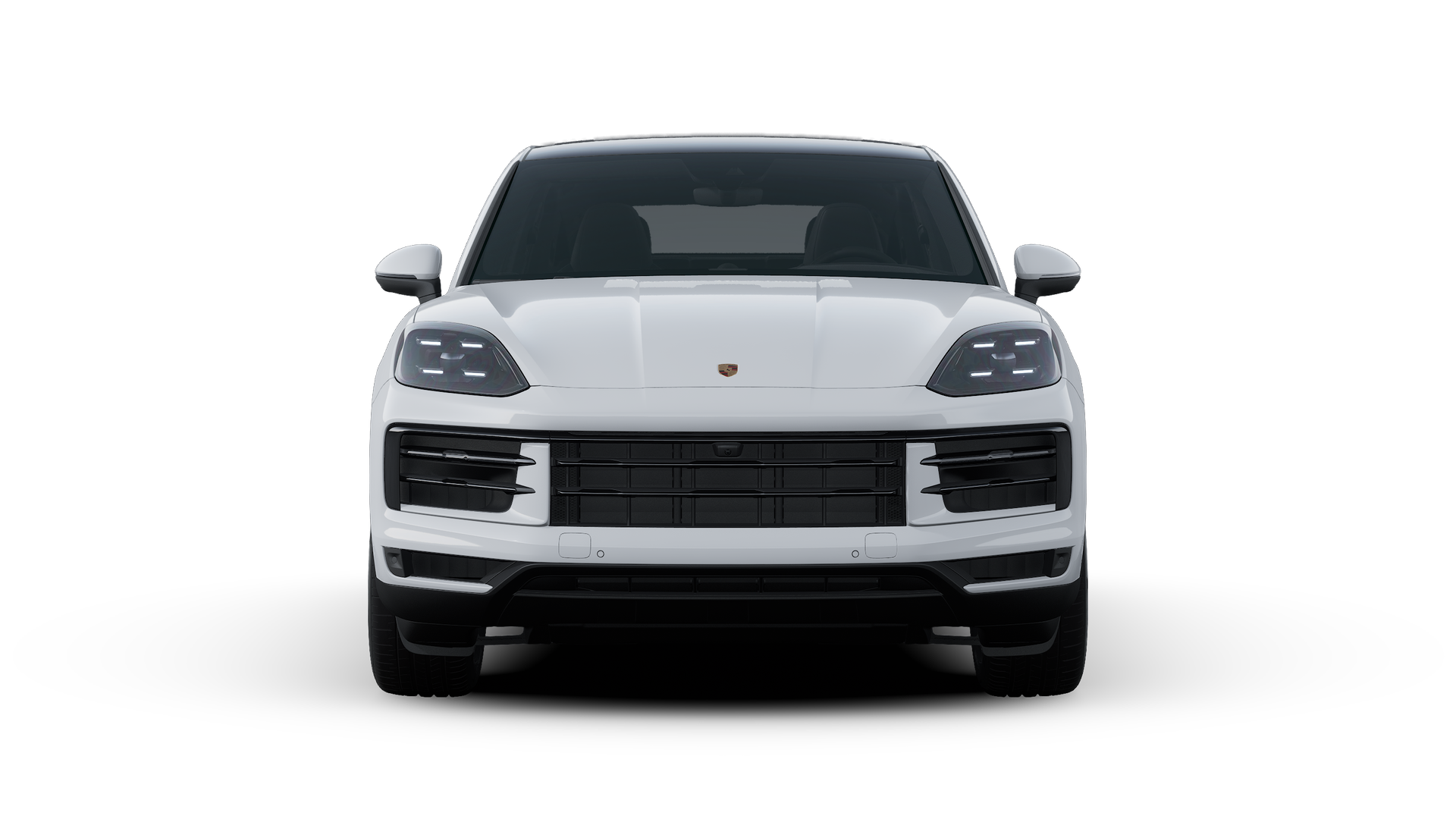 Exterior view of Cayenne S E-Hybrid Coupe showing the front of the car