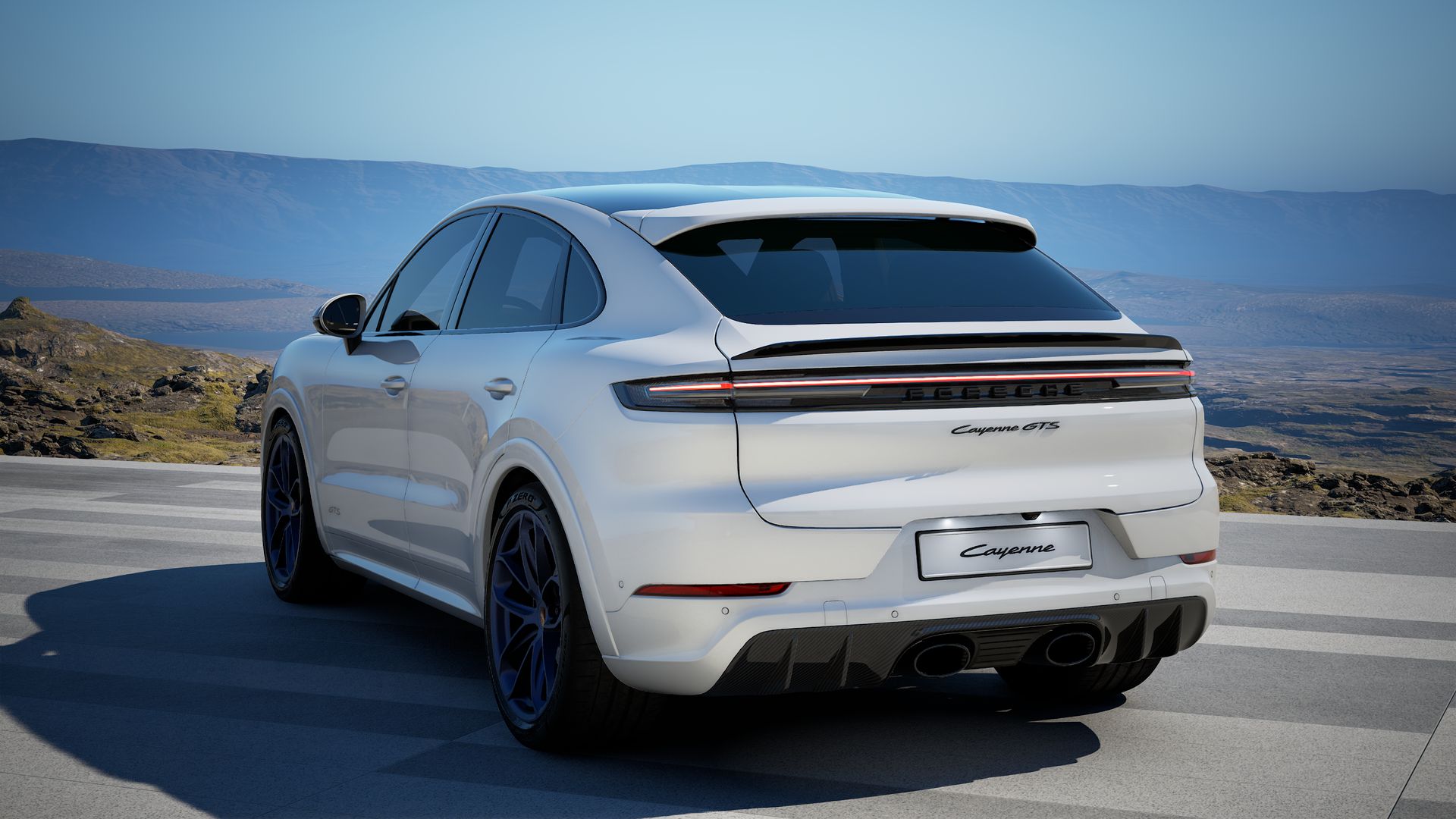 Cayenne GTS Coupe back view