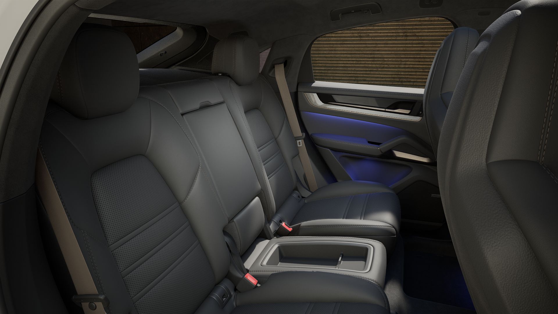 Interior view of Cayenne Turbo E-Hybrid Coupe