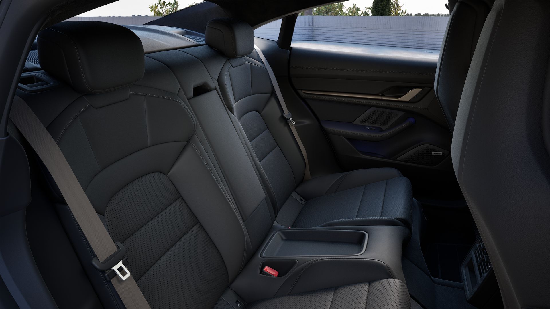 Interior view of Taycan Turbo