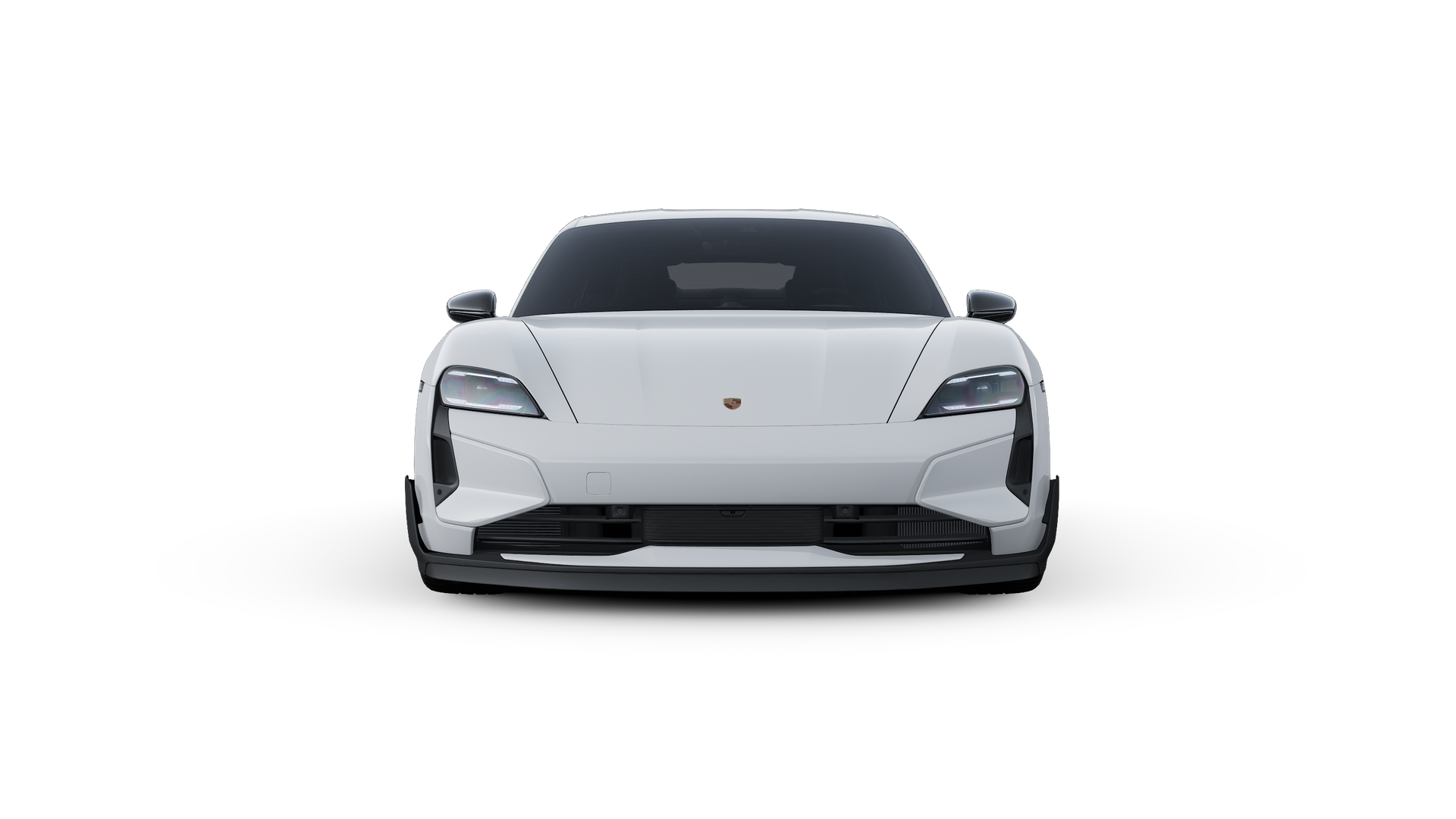 Exterior view of Taycan Turbo GT showing the front of the car