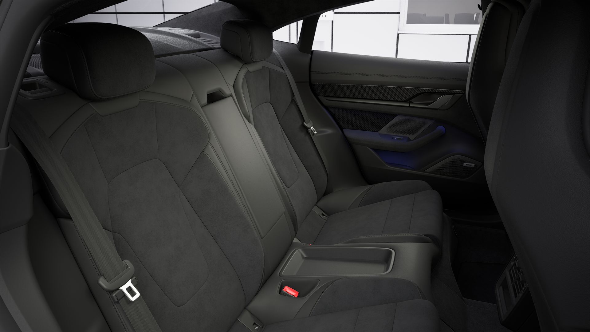 Interior view of Taycan Turbo GT