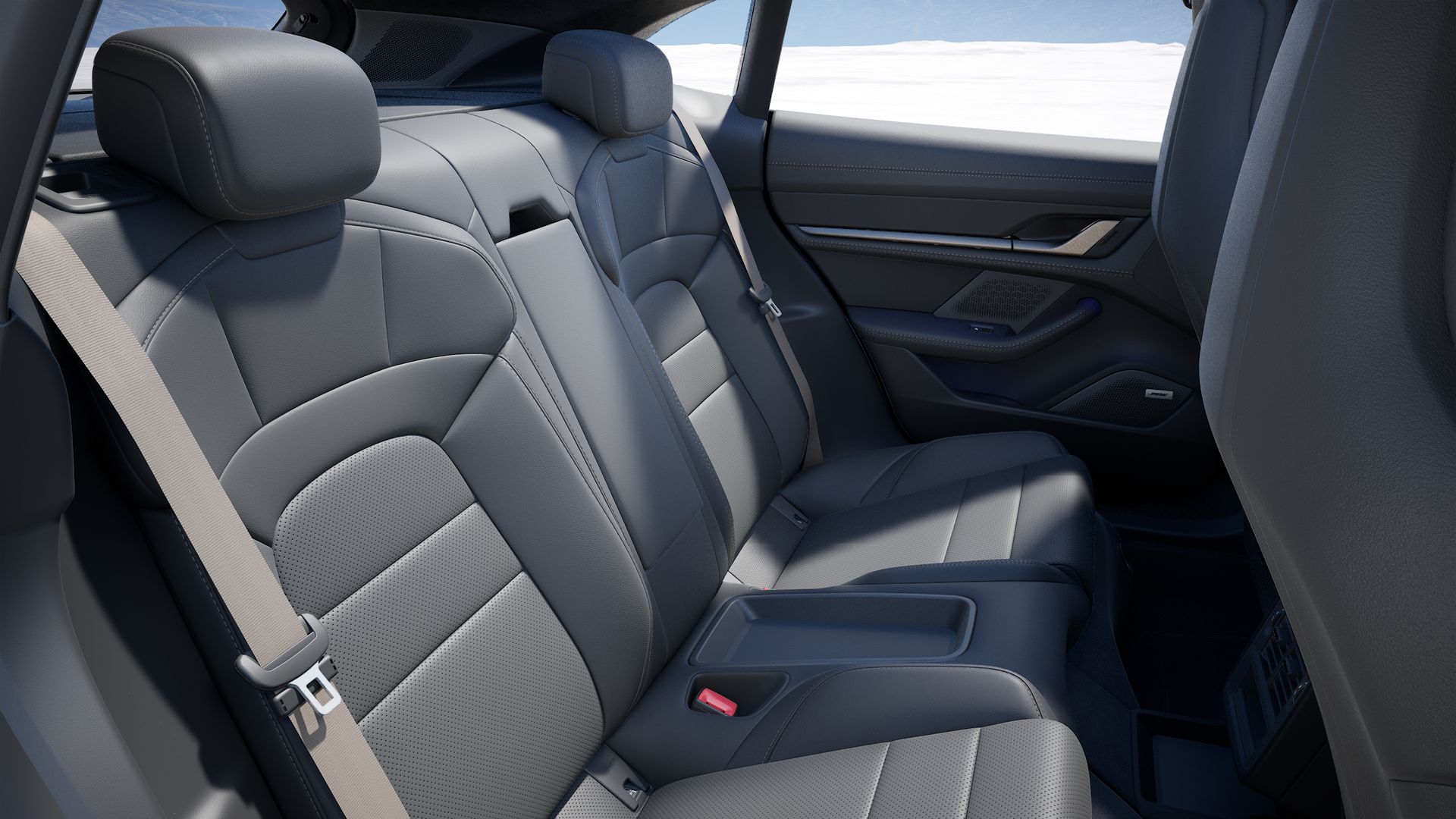 Interior view of Taycan Turbo Cross Turismo