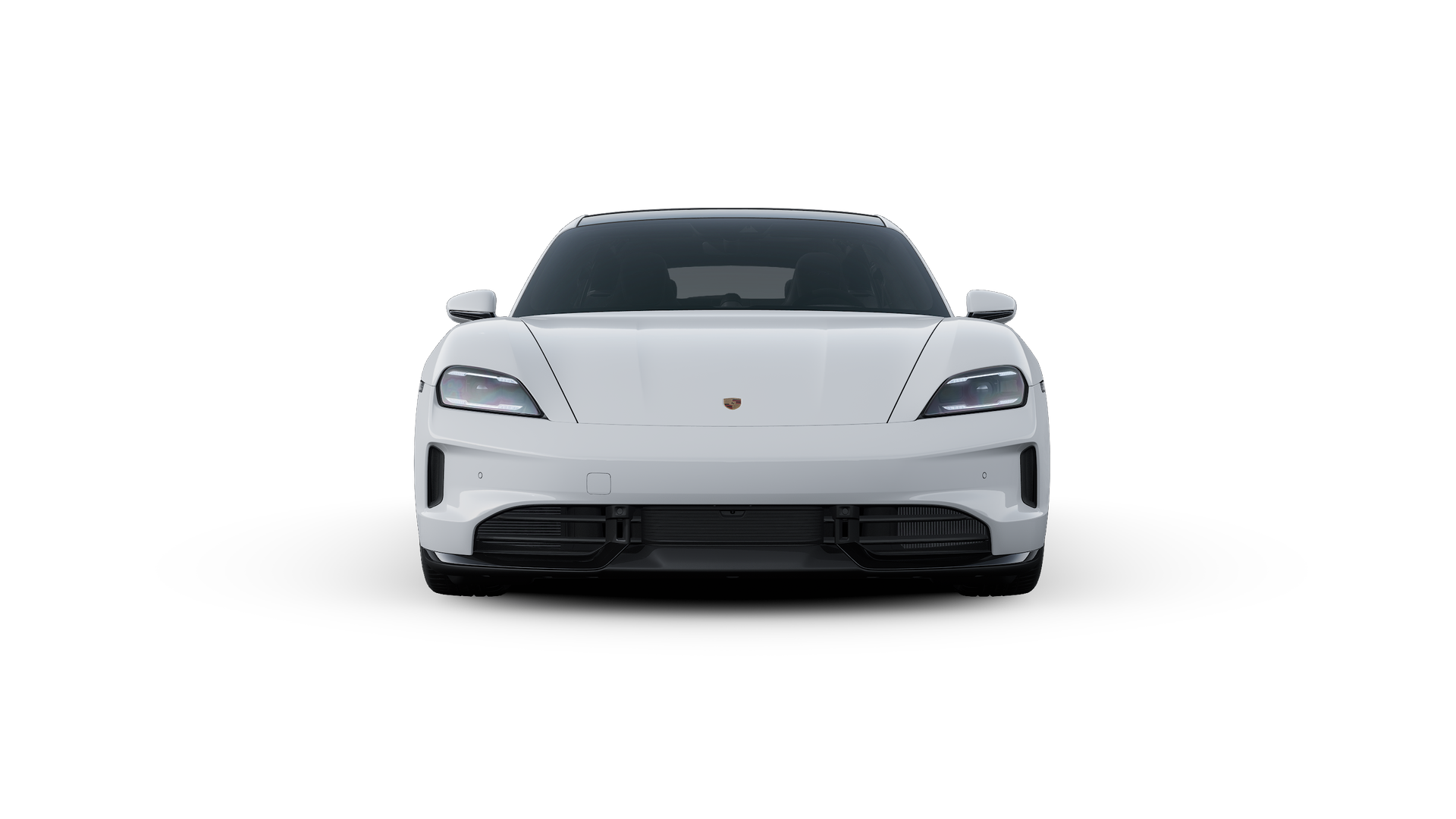 Exterior view of Taycan GTS Sport Turismo showing the front of the car