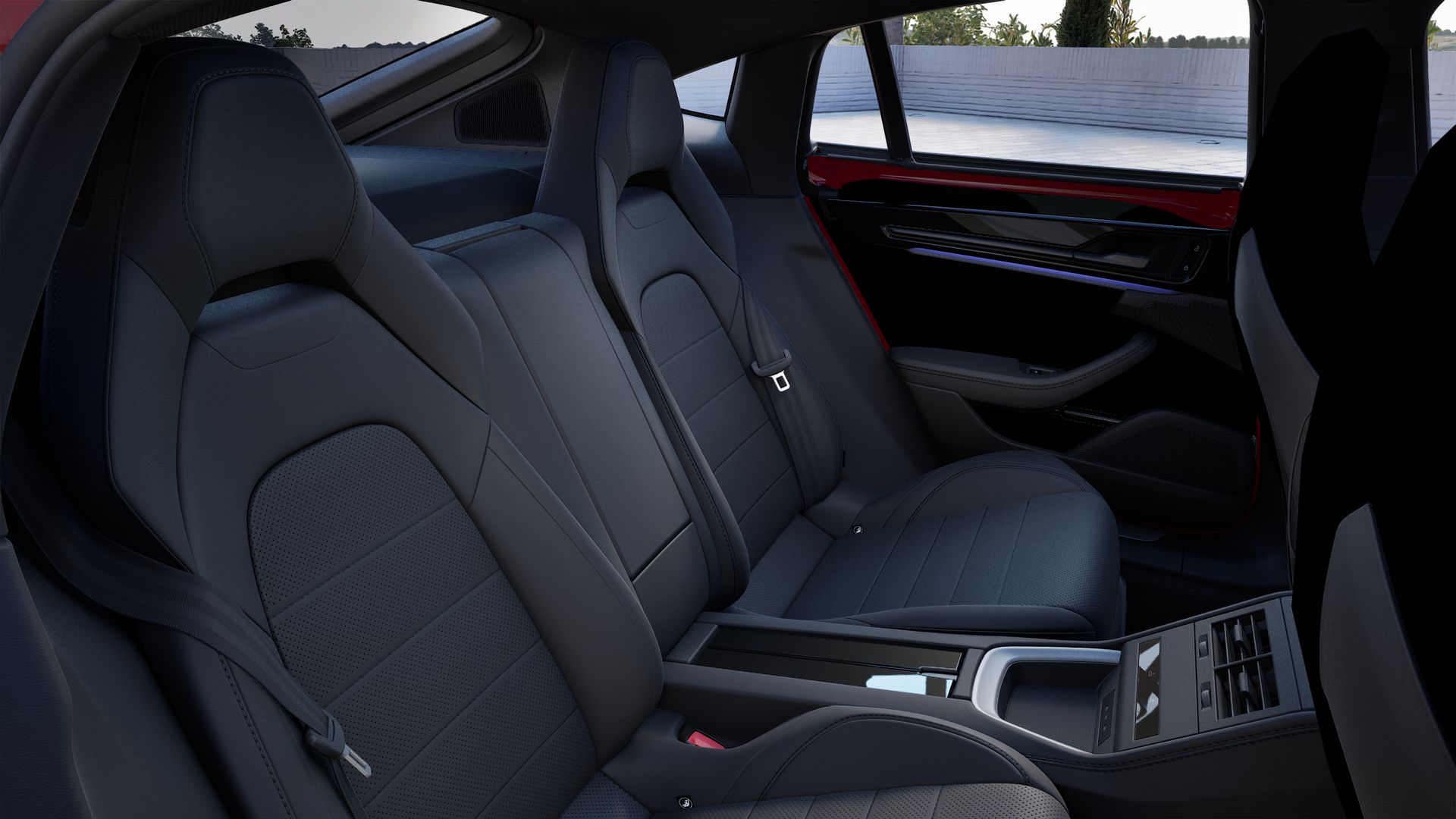 Interior view of Panamera 4