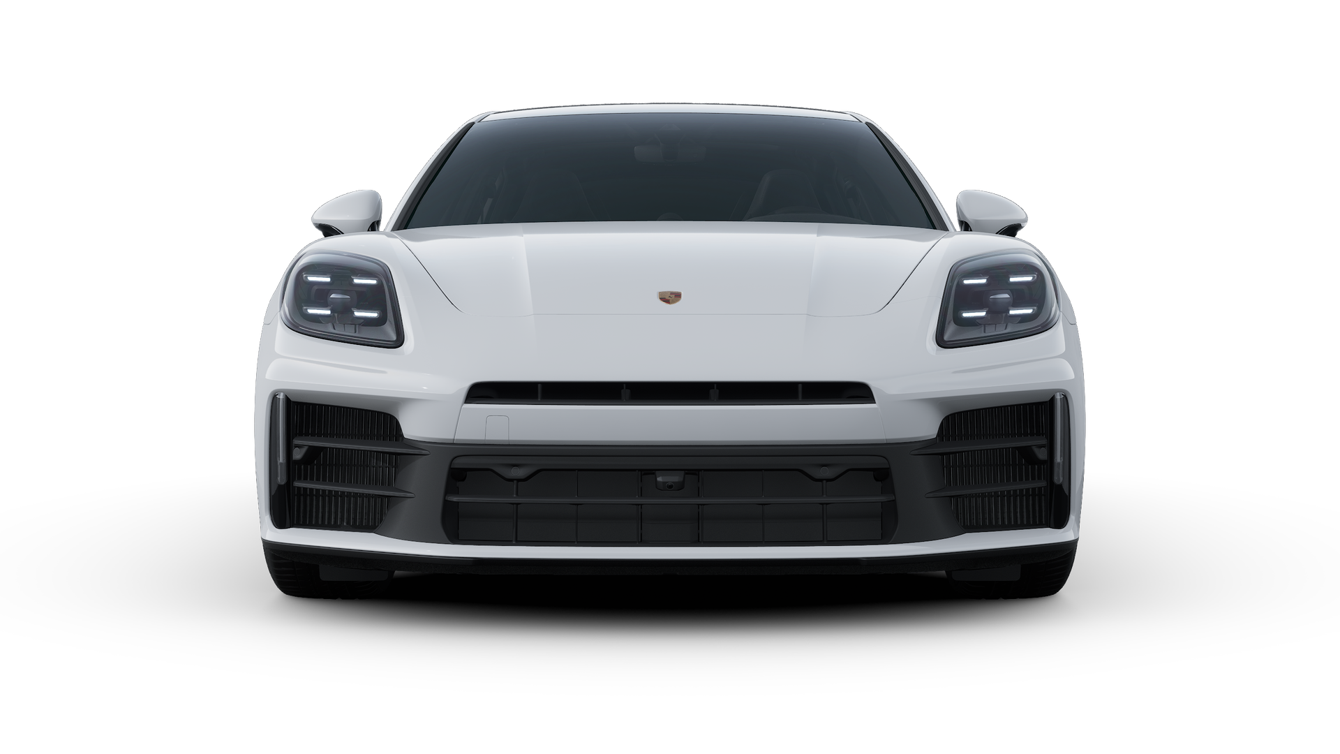 Exterior view of Panamera 4 E-Hybrid showing the front of the car