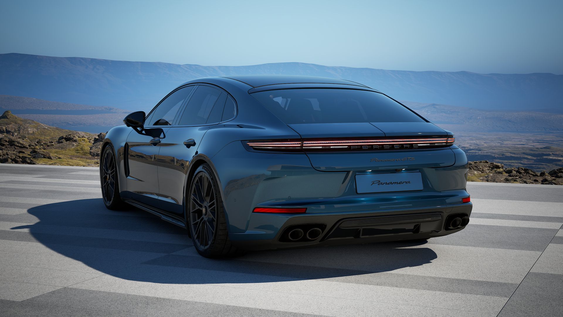 Panamera GTS back view