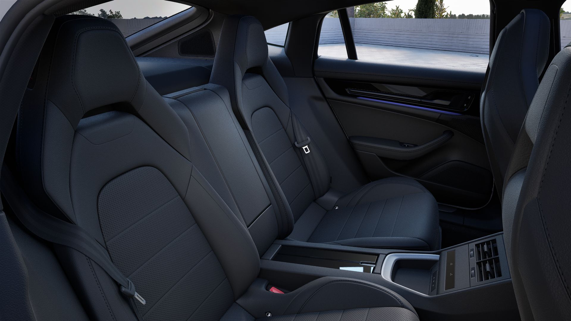 Interior view of Panamera 4S E-Hybrid