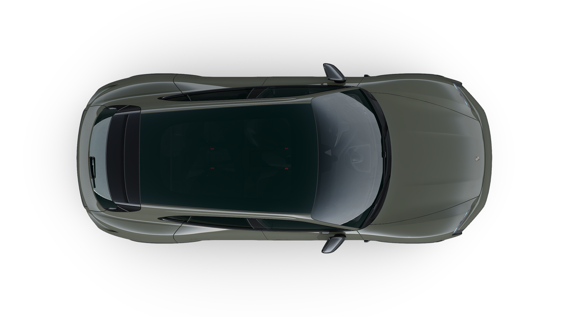 view of the car from top